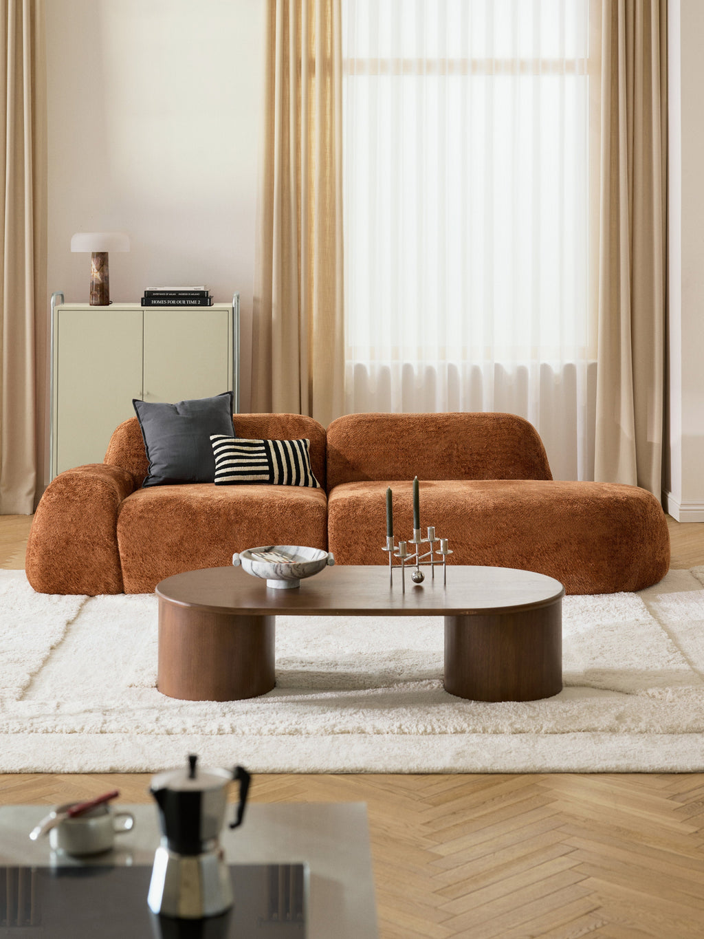Wolke Teddy Bouclé Chaise Module