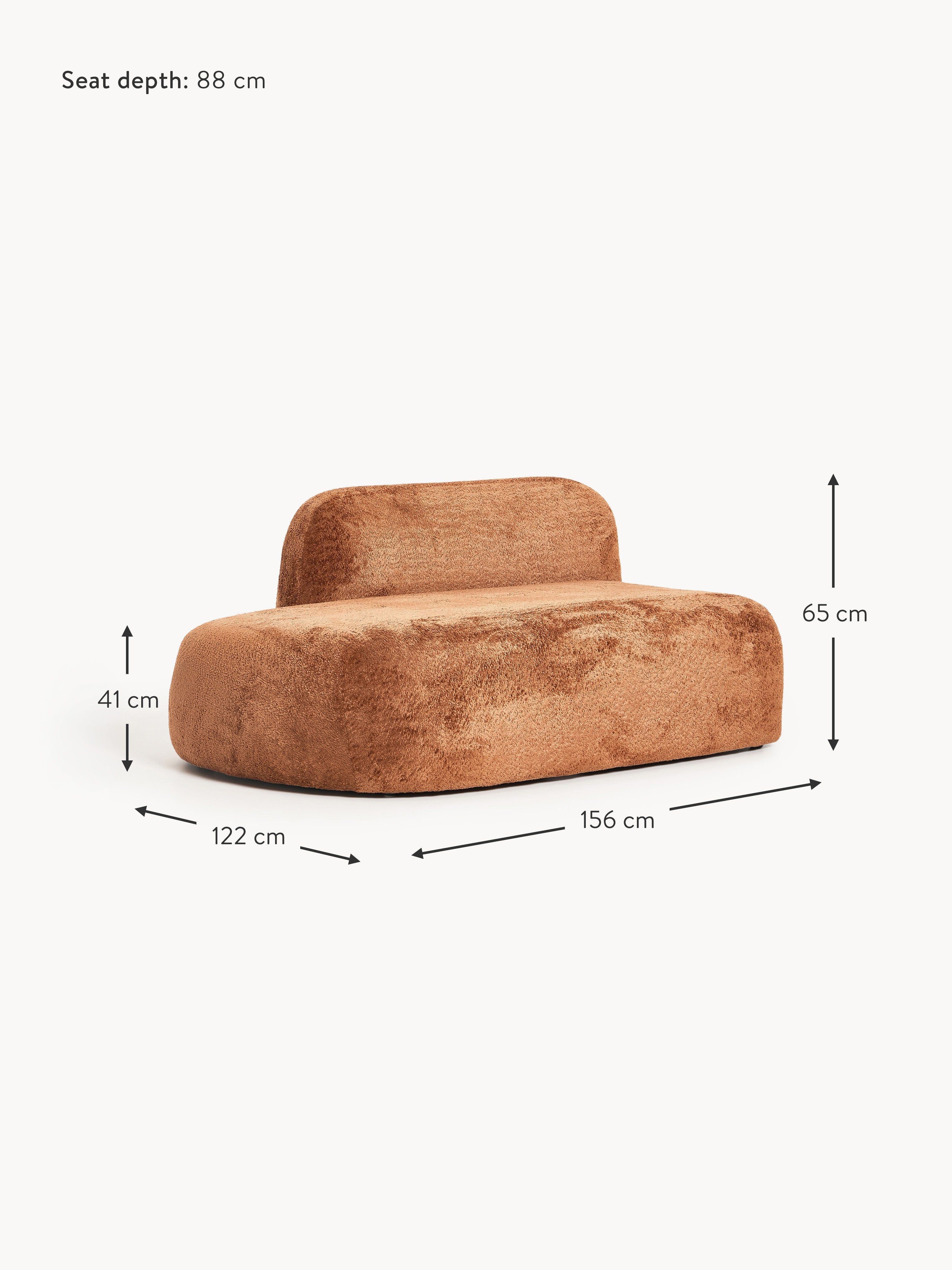 Wolke Teddy Bouclé Chaise Module