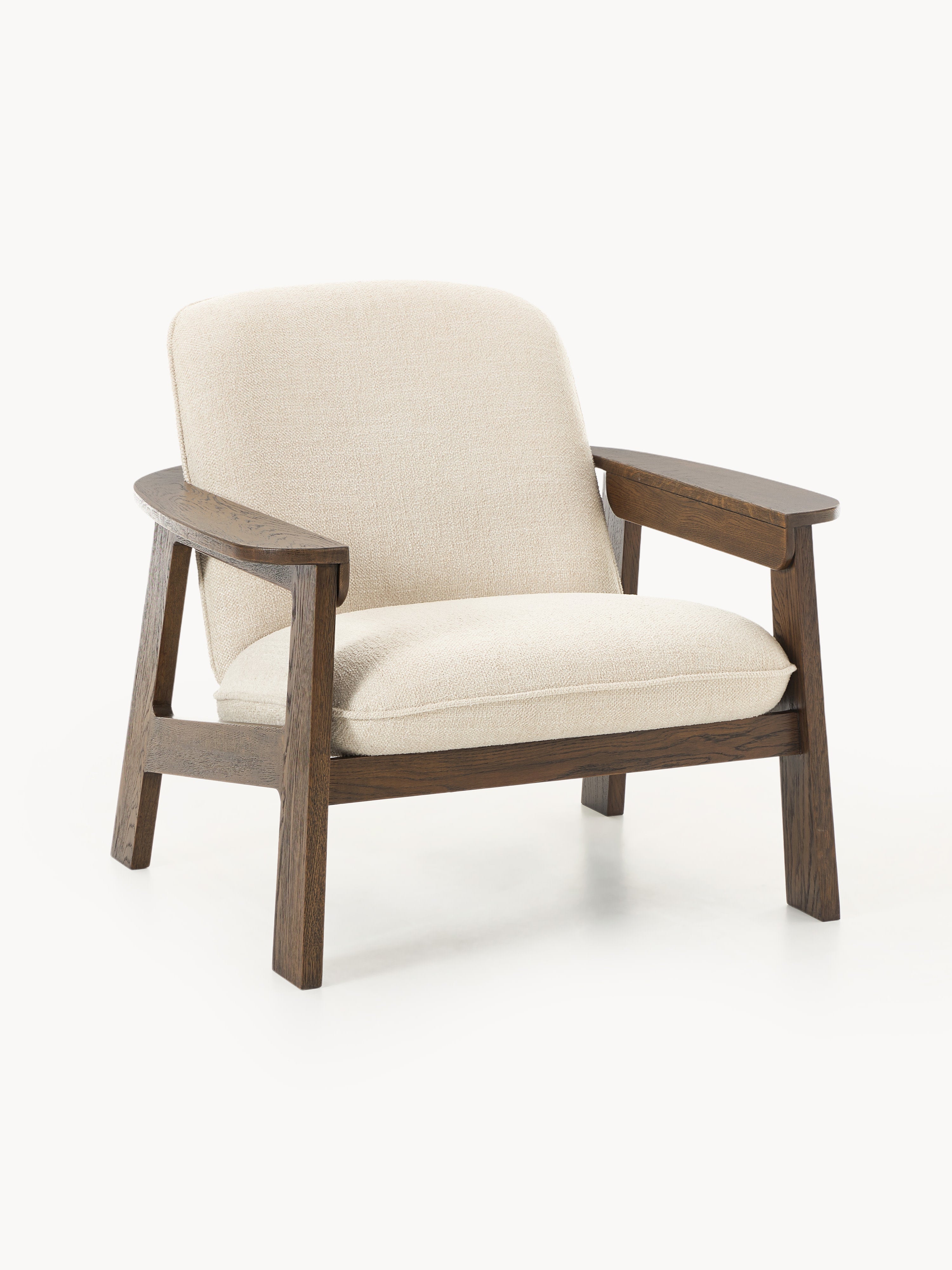 Gallery image 1 - Oak Wood Lounge Armchair Steve