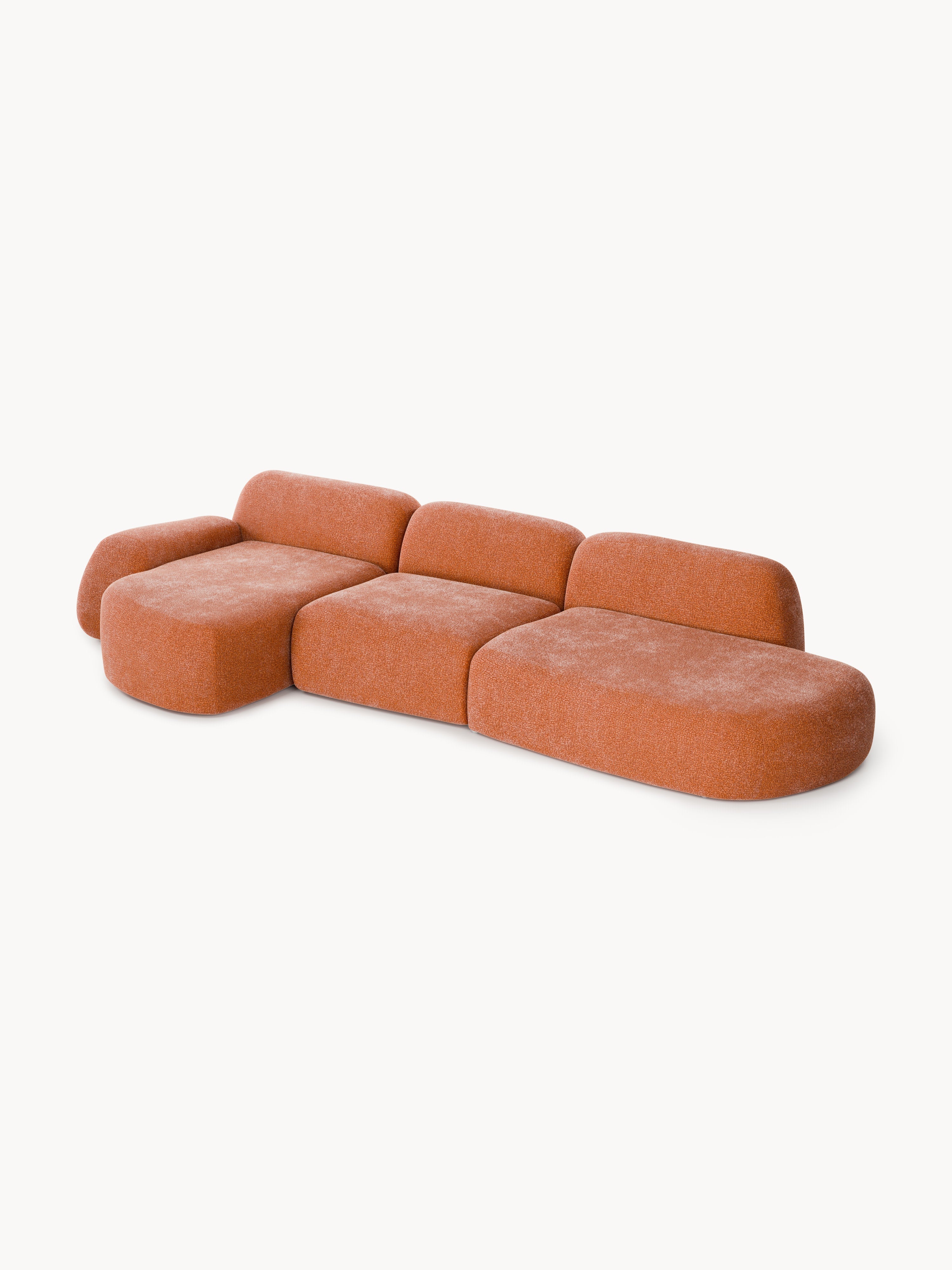 Wolke Modular Corner Sofa (4-seater) with Chaise End