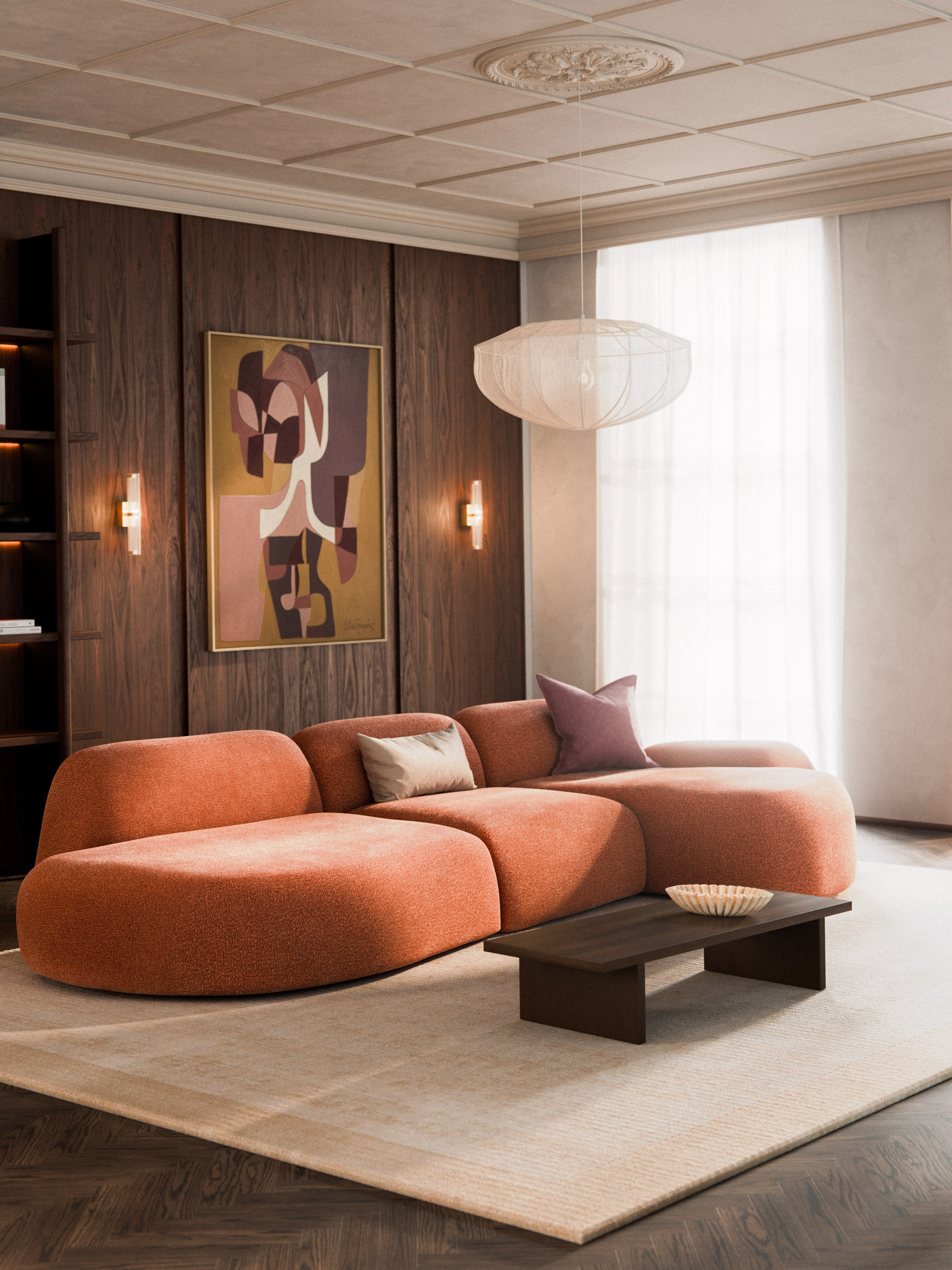 Wolke Modular Corner Sofa (4-seater) with Chaise End