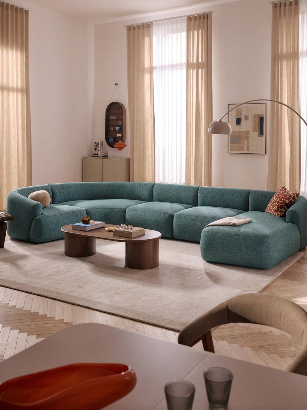 Sofia XL Modular Bouclé Sofa
