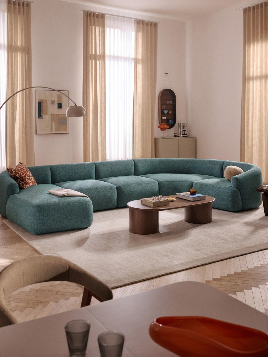 Sofia XL Modular Bouclé Sofa