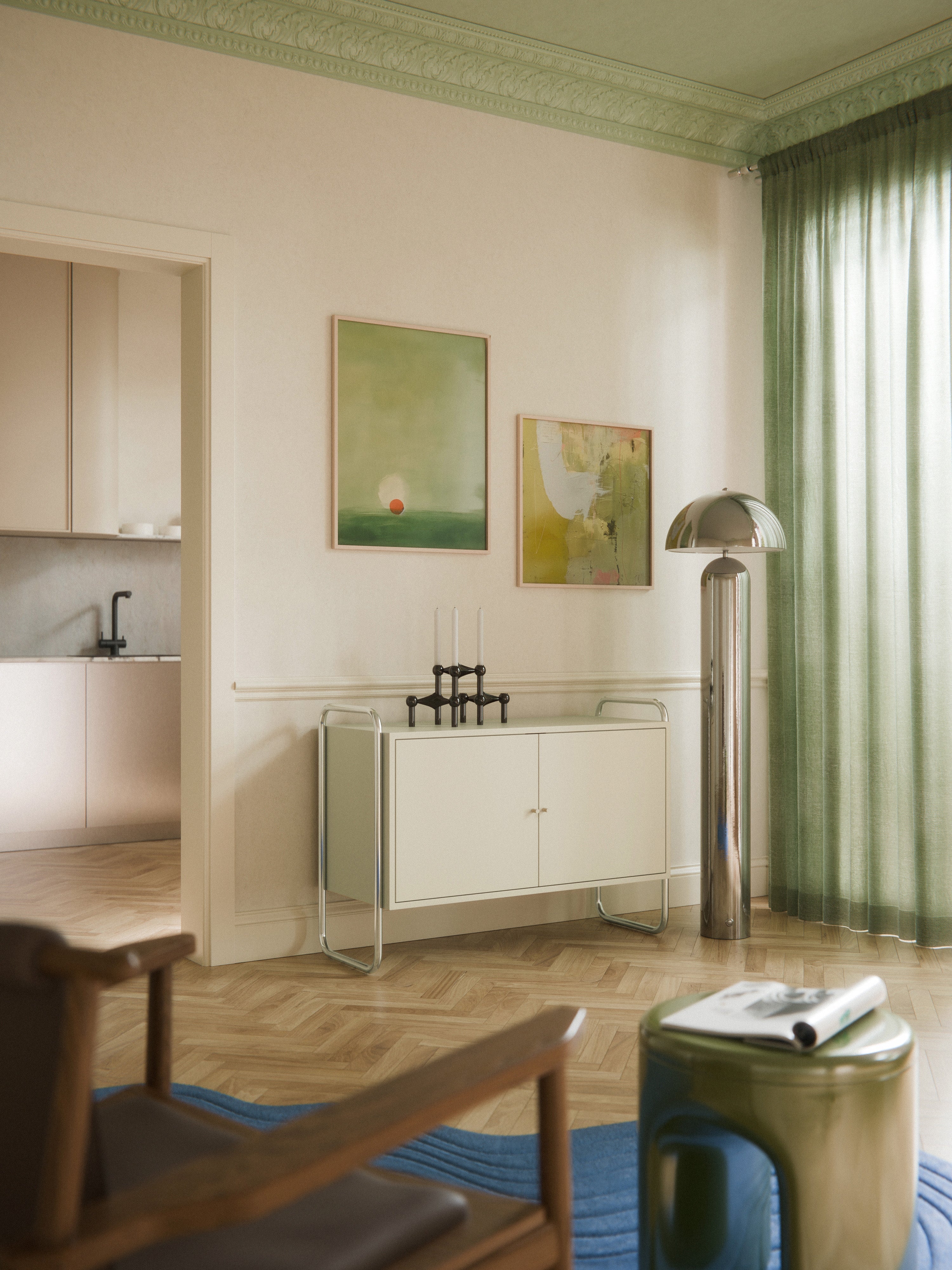 Robyn Metal Sideboard