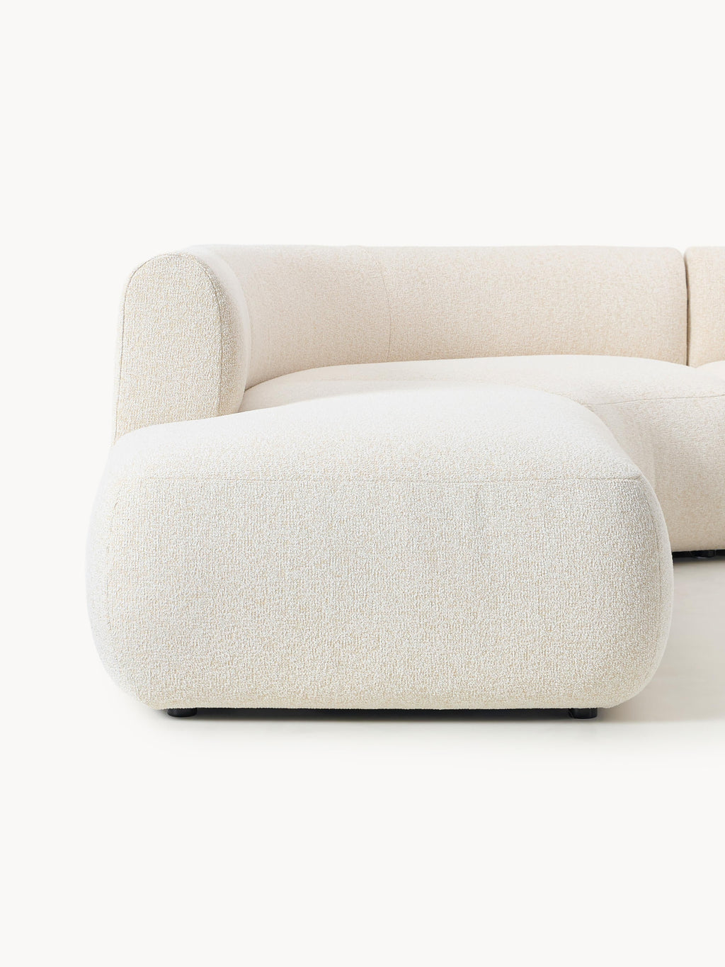 Sofia Modular Bouclé Corner Sofa (4-seater)