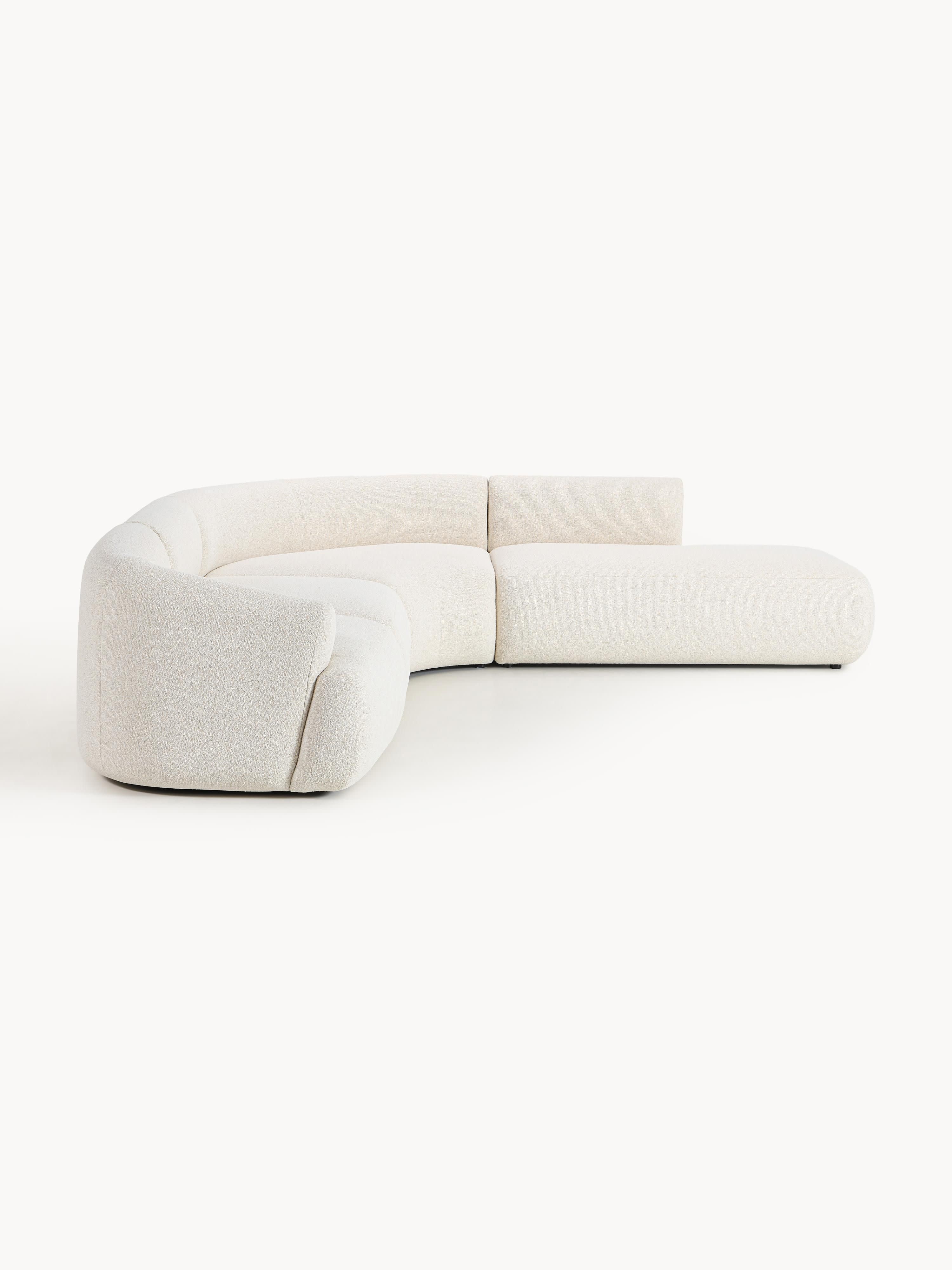 Sofia Modular Bouclé Corner Sofa (4-seater)