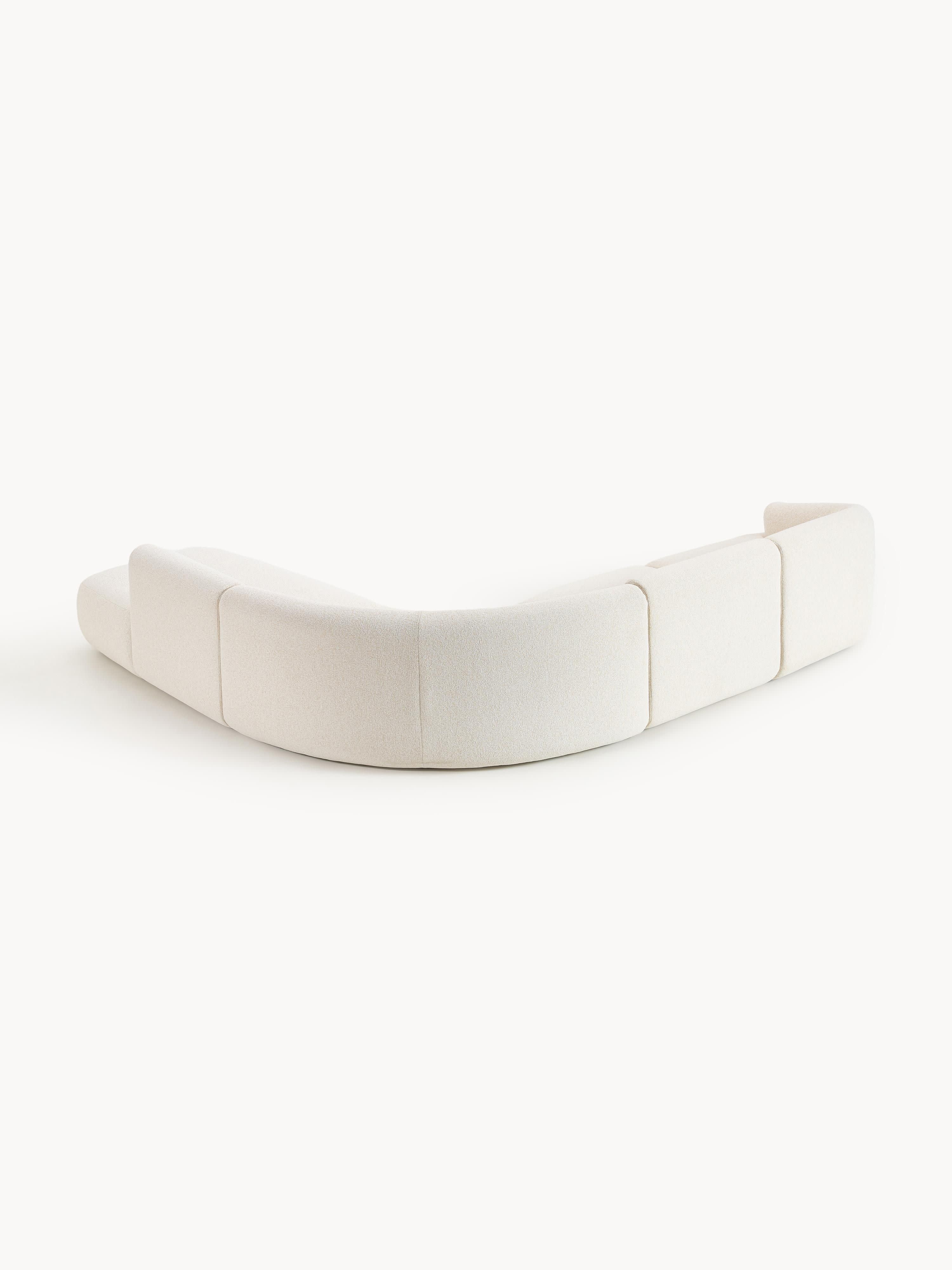 Sofia Modular Bouclé Corner Sofa (4-seater)