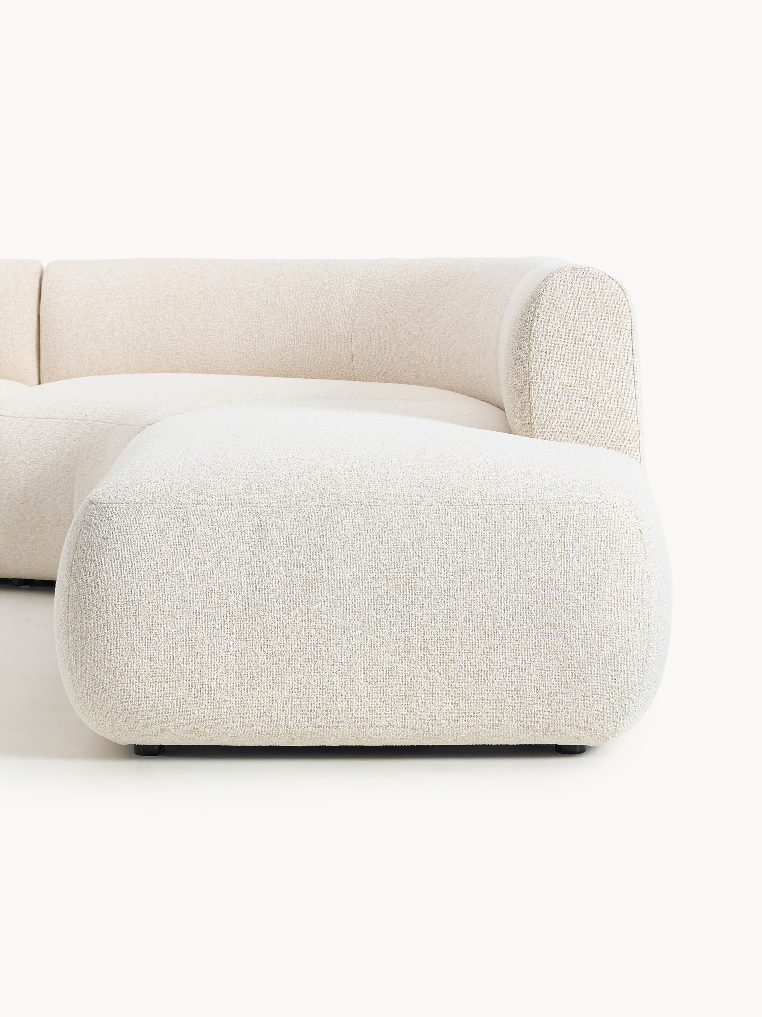 Sofia Modular Bouclé Corner Sofa (4-seater)