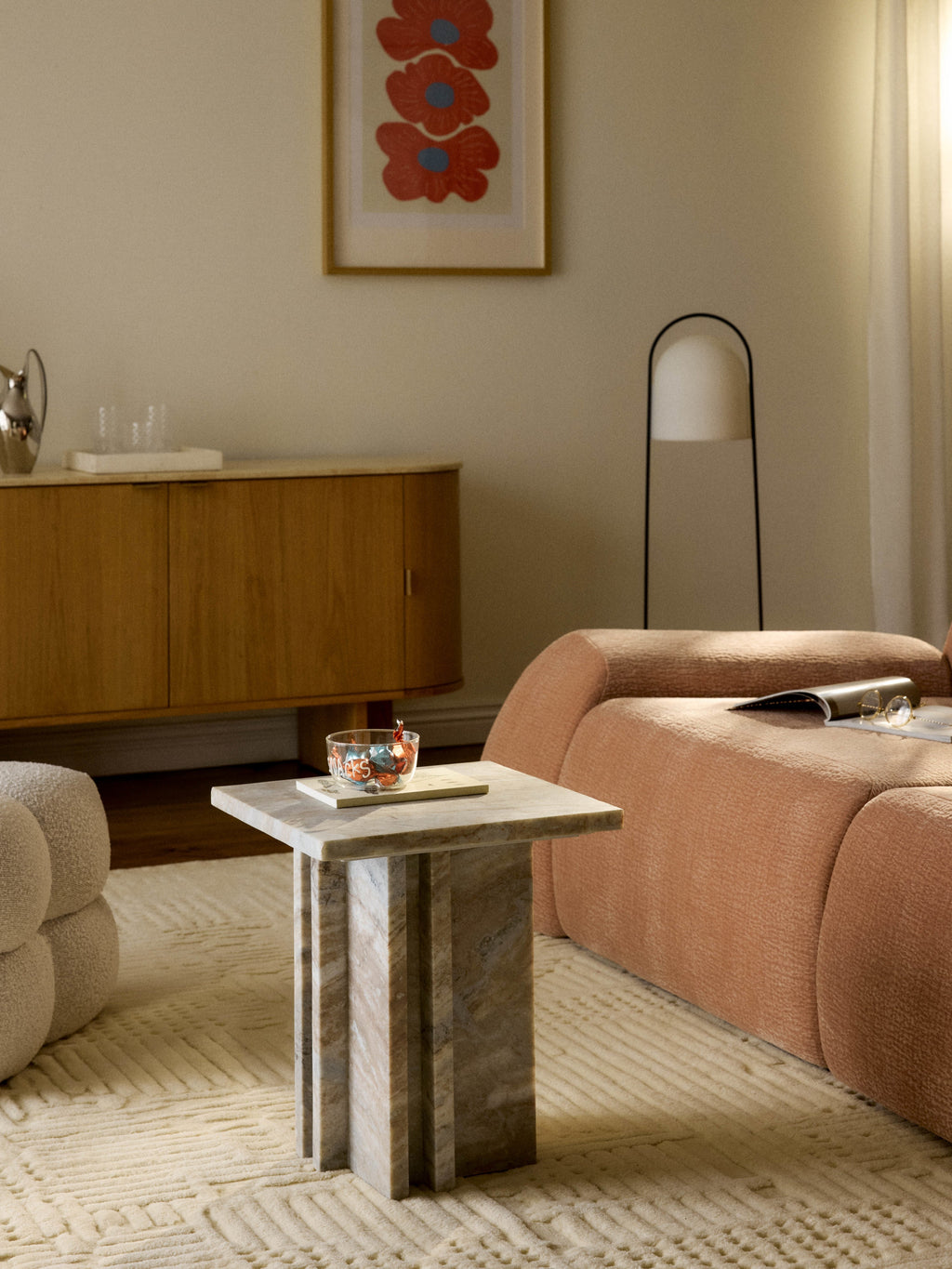 Selene Marble Side Table