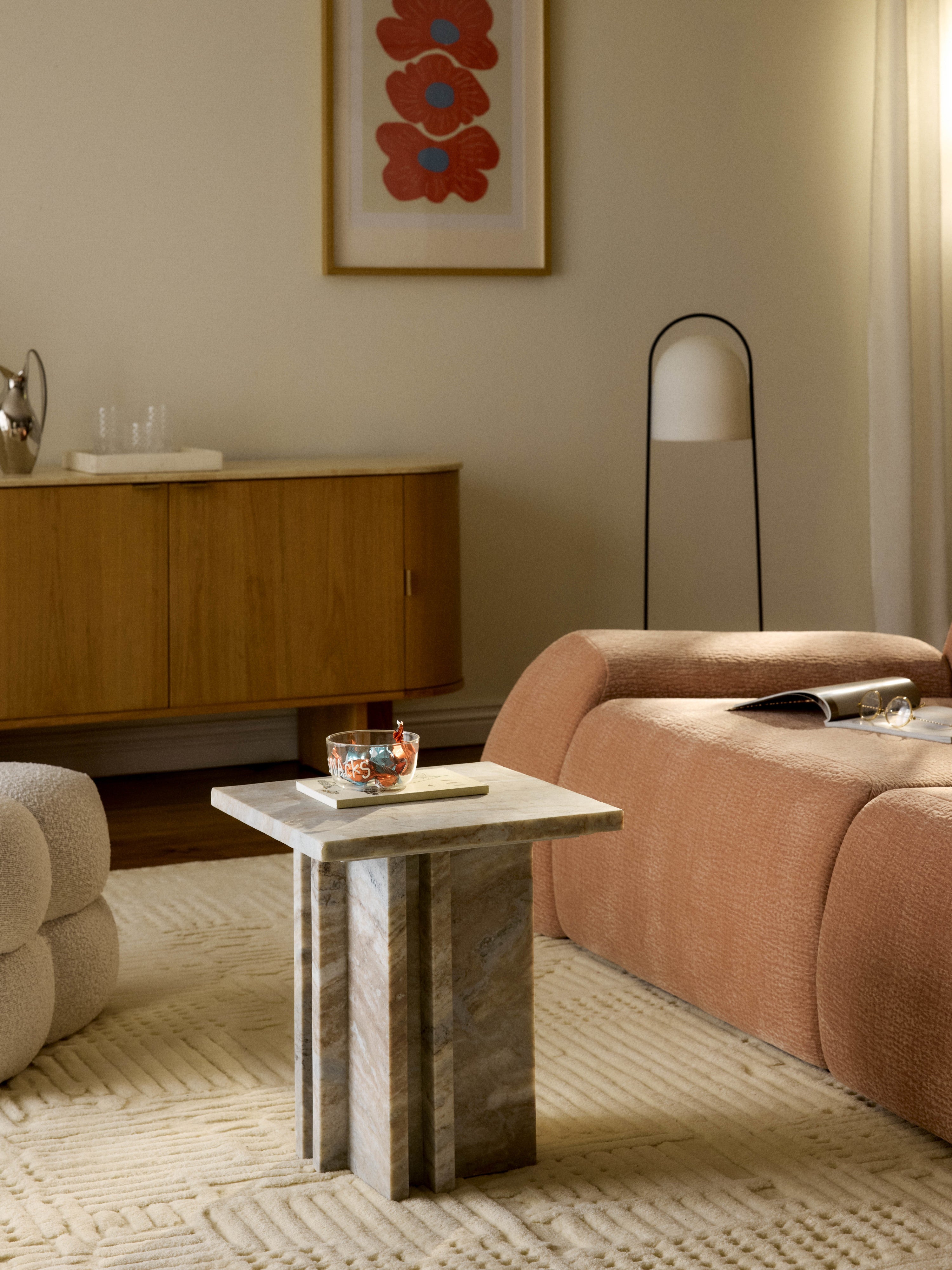 Selene Marble Side Table