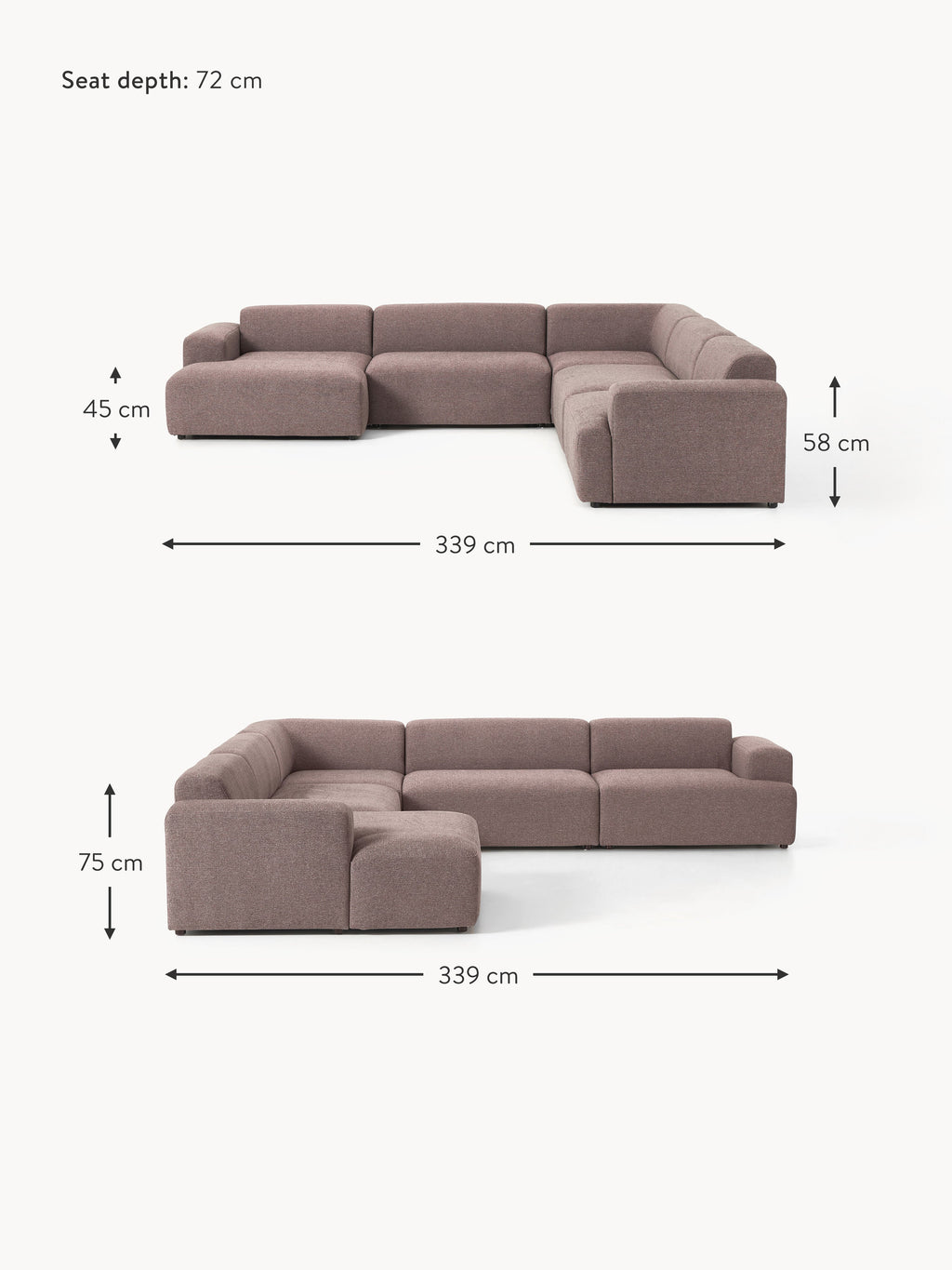 Melva XL Corner Sofa