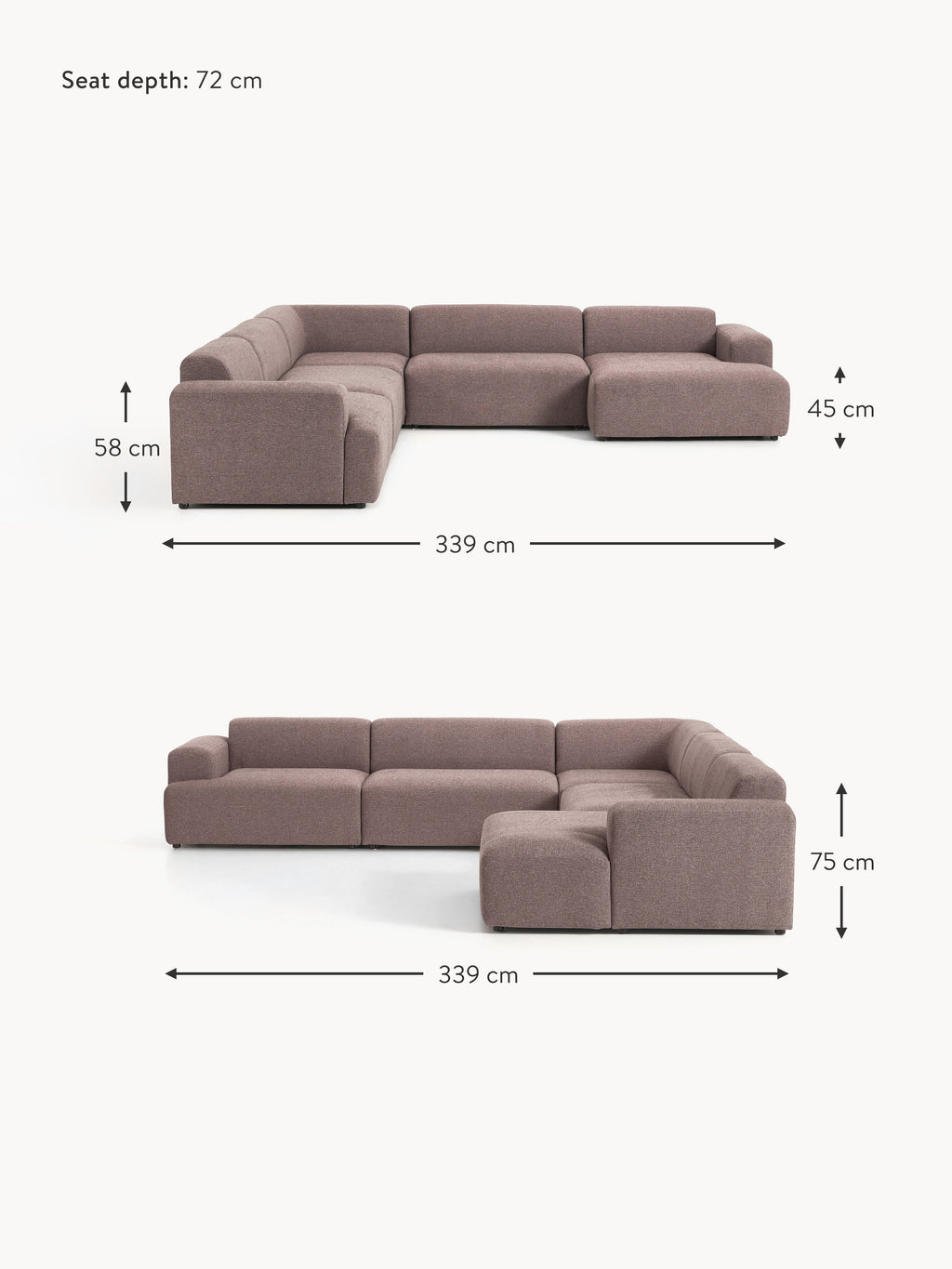 Melva XL Corner Sofa