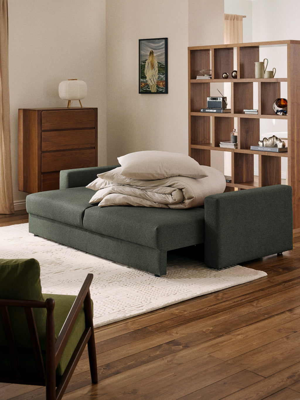 Tasha Bouclé Sofa Bed (3-seater)