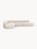 Gallery image 1 - XL Modular Bouclé Corner Sofa Wolke with Chaise Ends