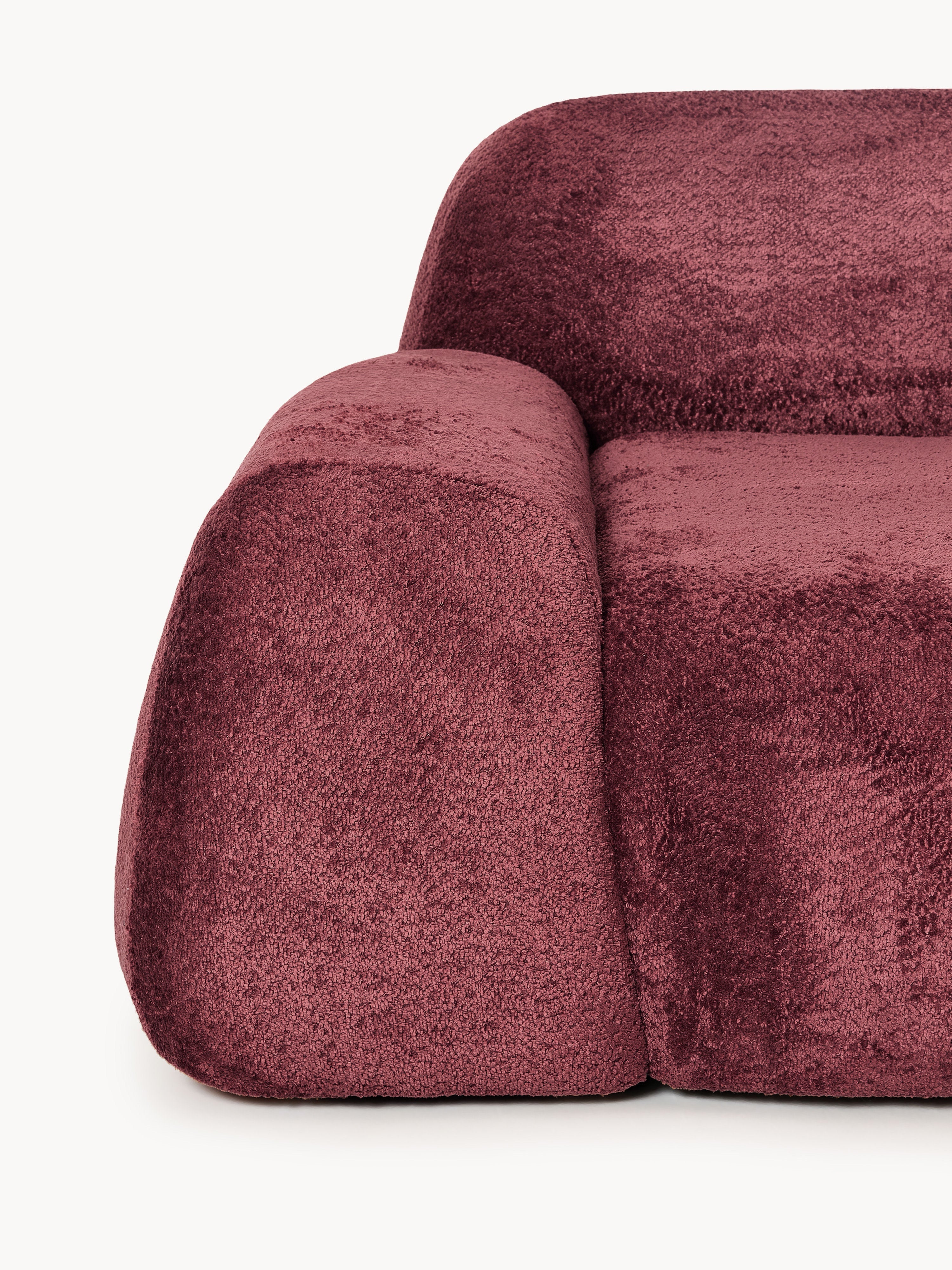 Wolke Modular Teddy Bouclé Corner Sofa (4-seater) with Chaise End