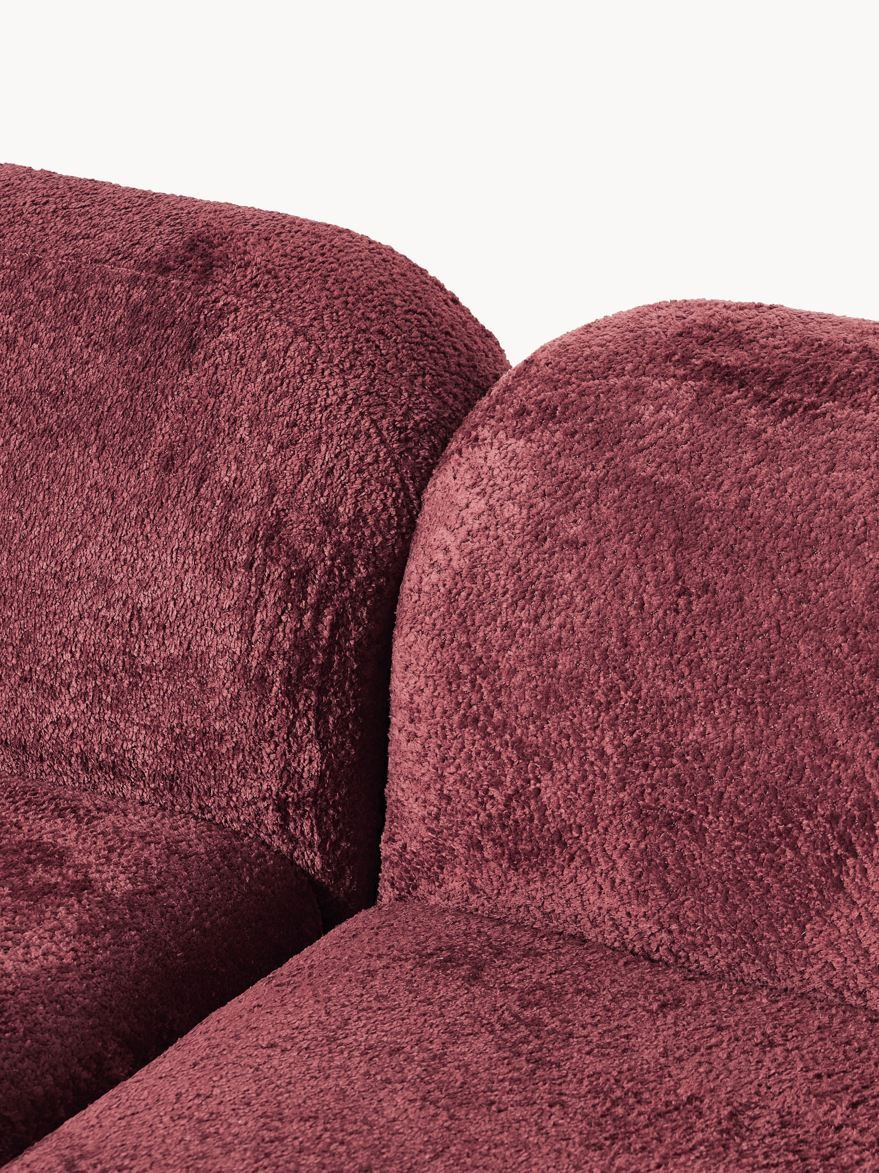 Wolke Modular Teddy Bouclé Corner Sofa (4-seater) with Chaise End