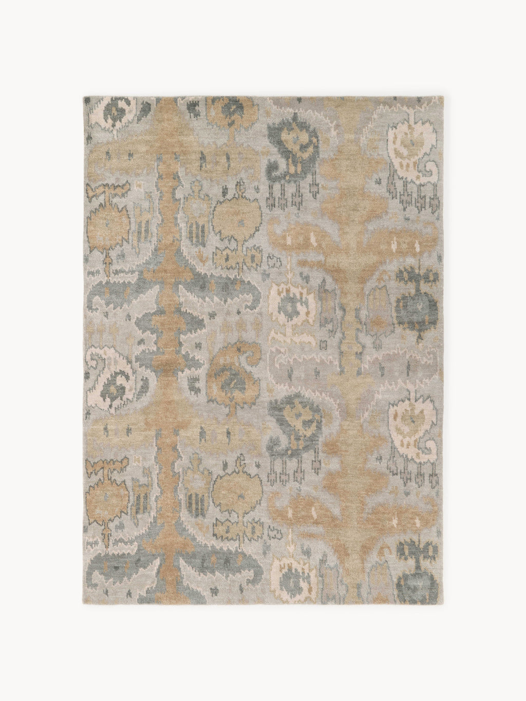 Hand-Knotted Wool Rug Amun
