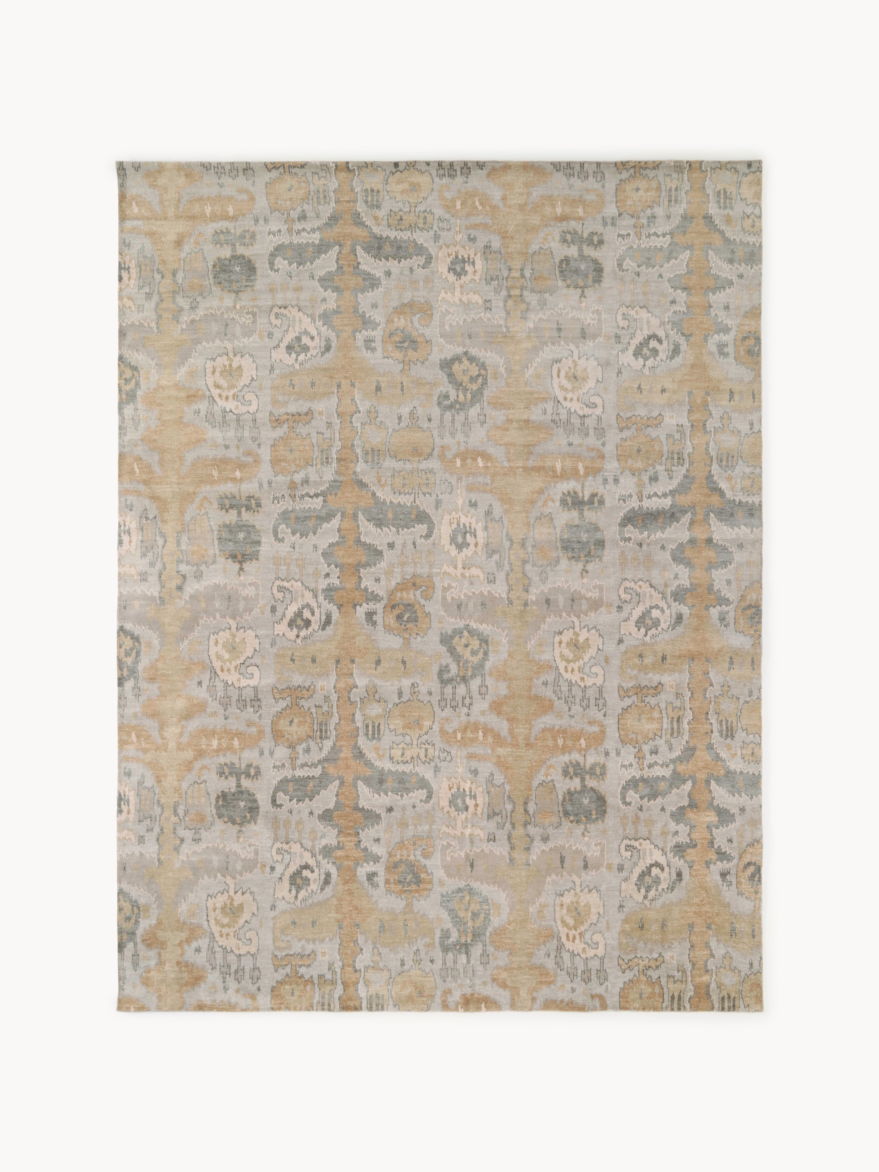 Hand-Knotted Wool Rug Amun