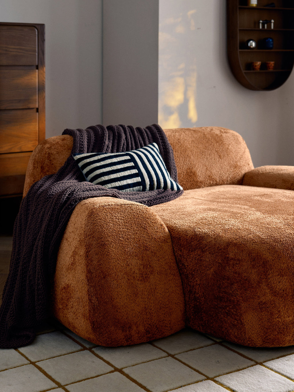 Wolke XL Teddy Bouclé Lounge Chair