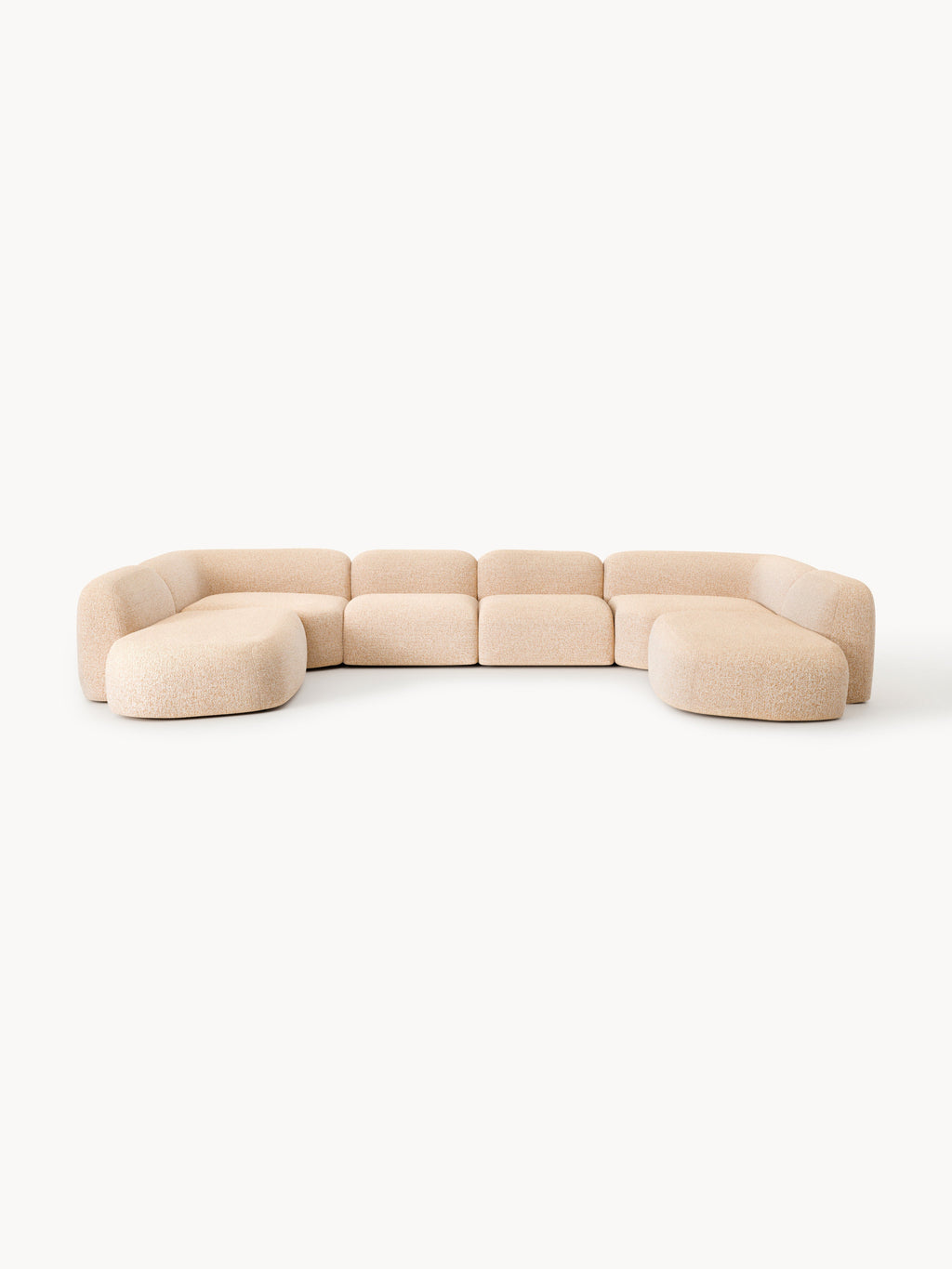 Gallery image 1 - XL Modular Bouclé Sofa Wolke