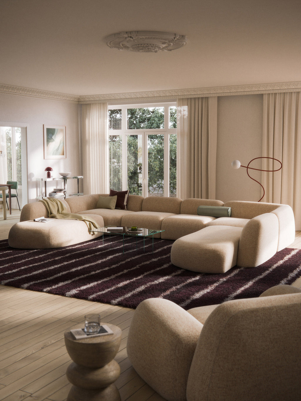 Wolke XL Modular Bouclé Sofa