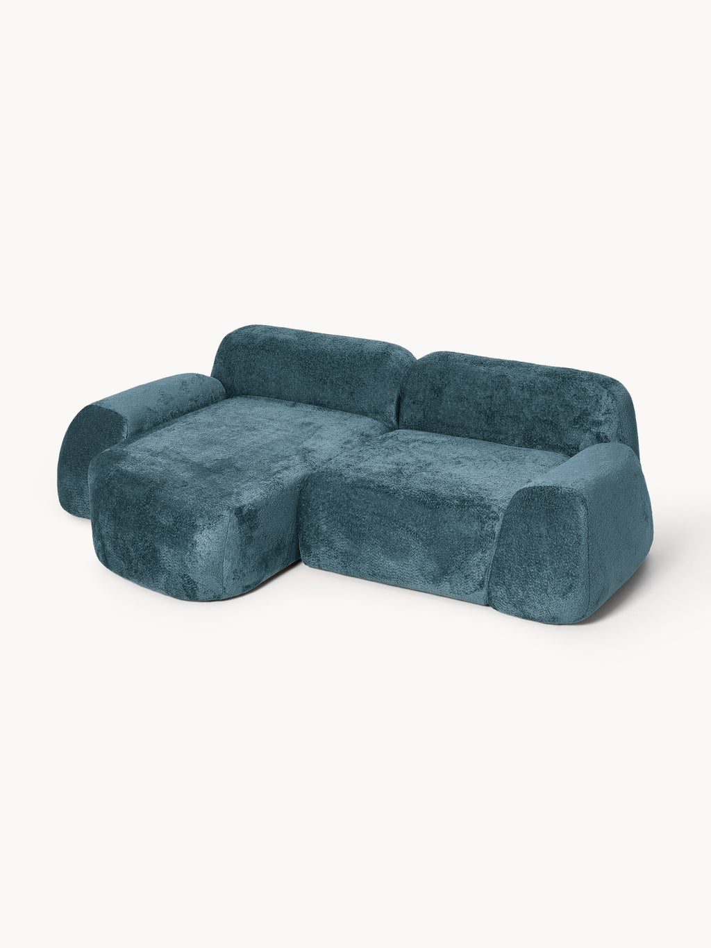 Wolke Modular Teddy Bouclé Corner Sofa (3-seater)
