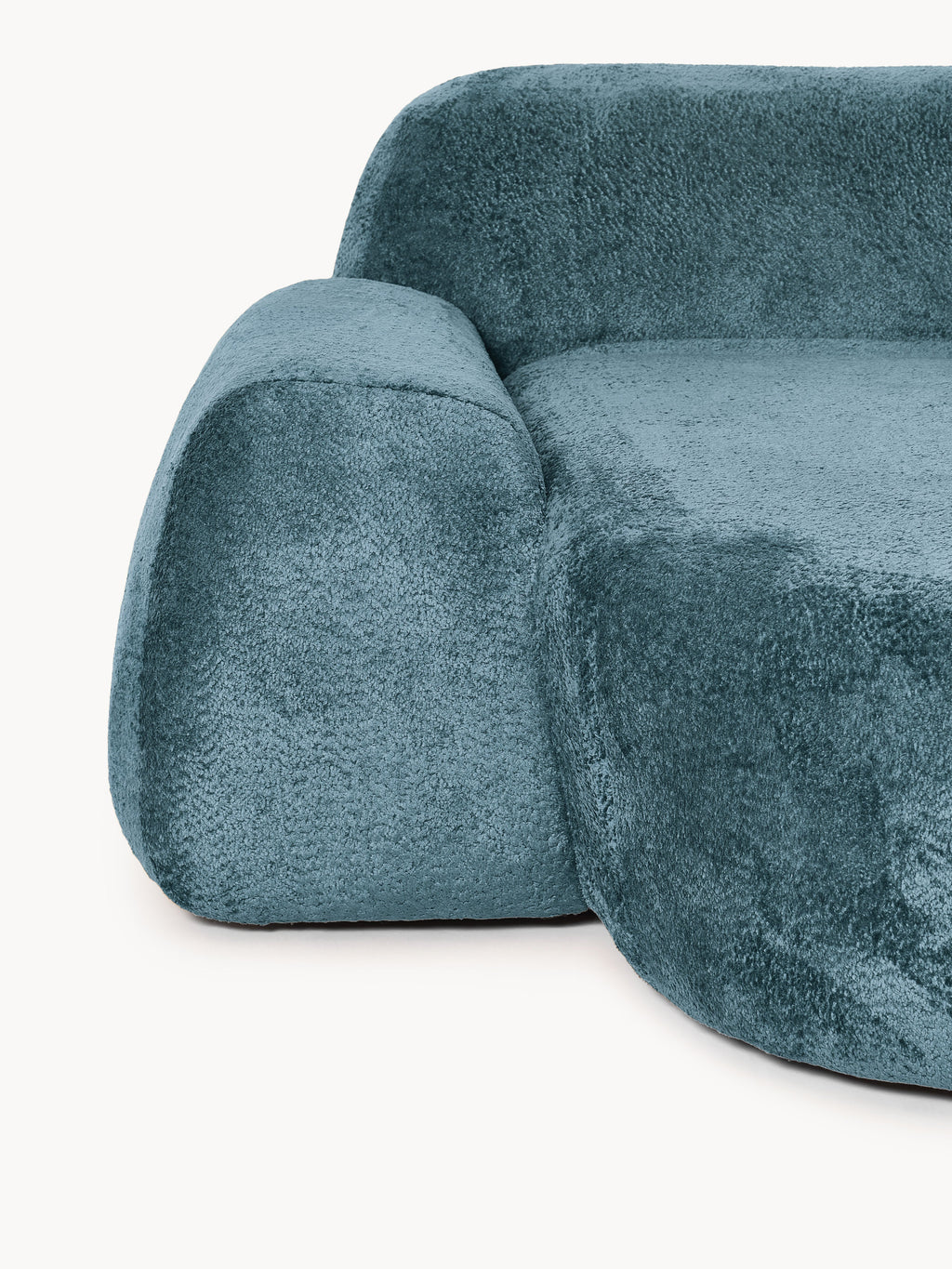 Wolke Modular Teddy Bouclé Corner Sofa (3-seater)