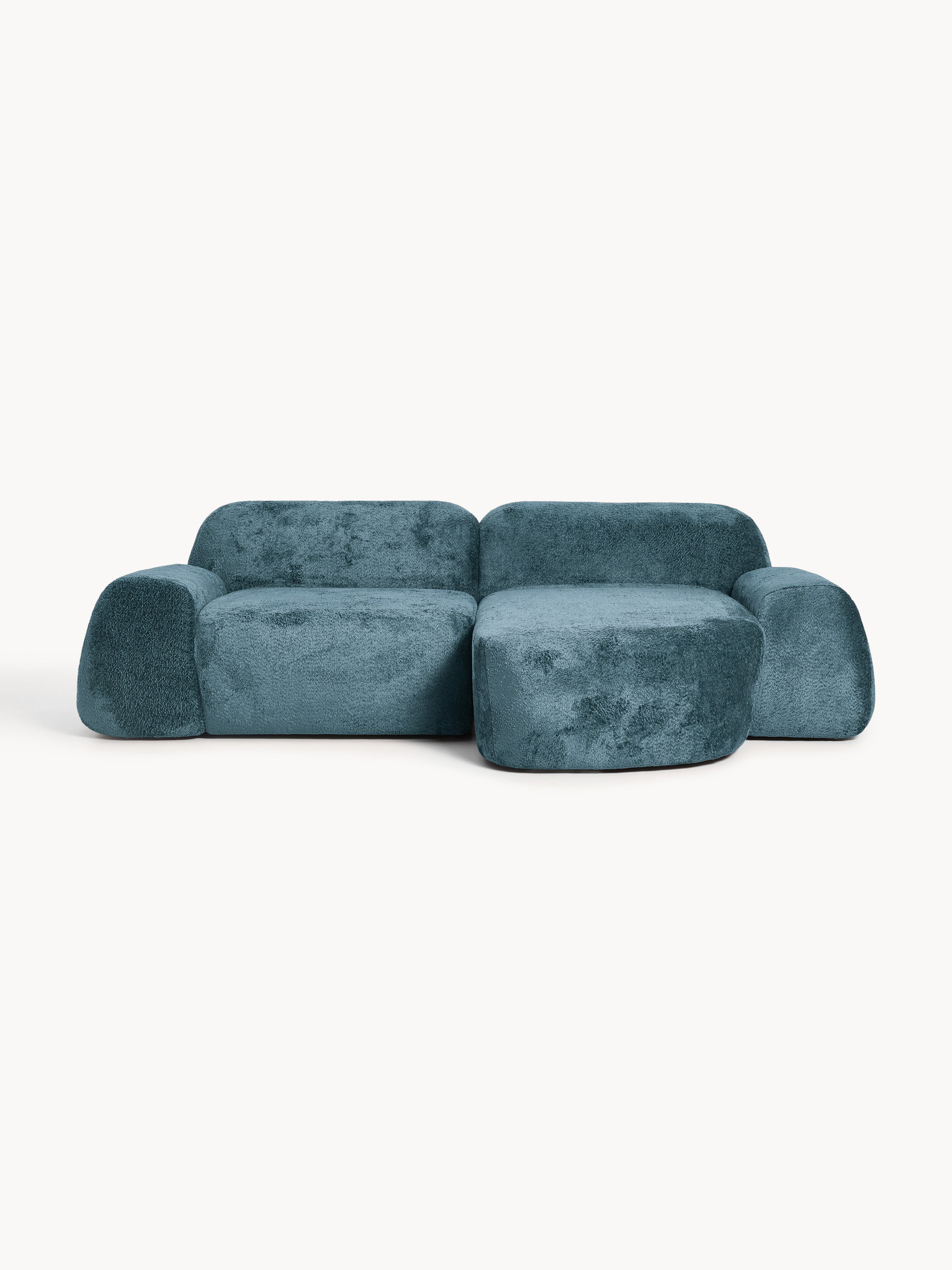 Wolke Modular Teddy Bouclé Corner Sofa (3-seater)