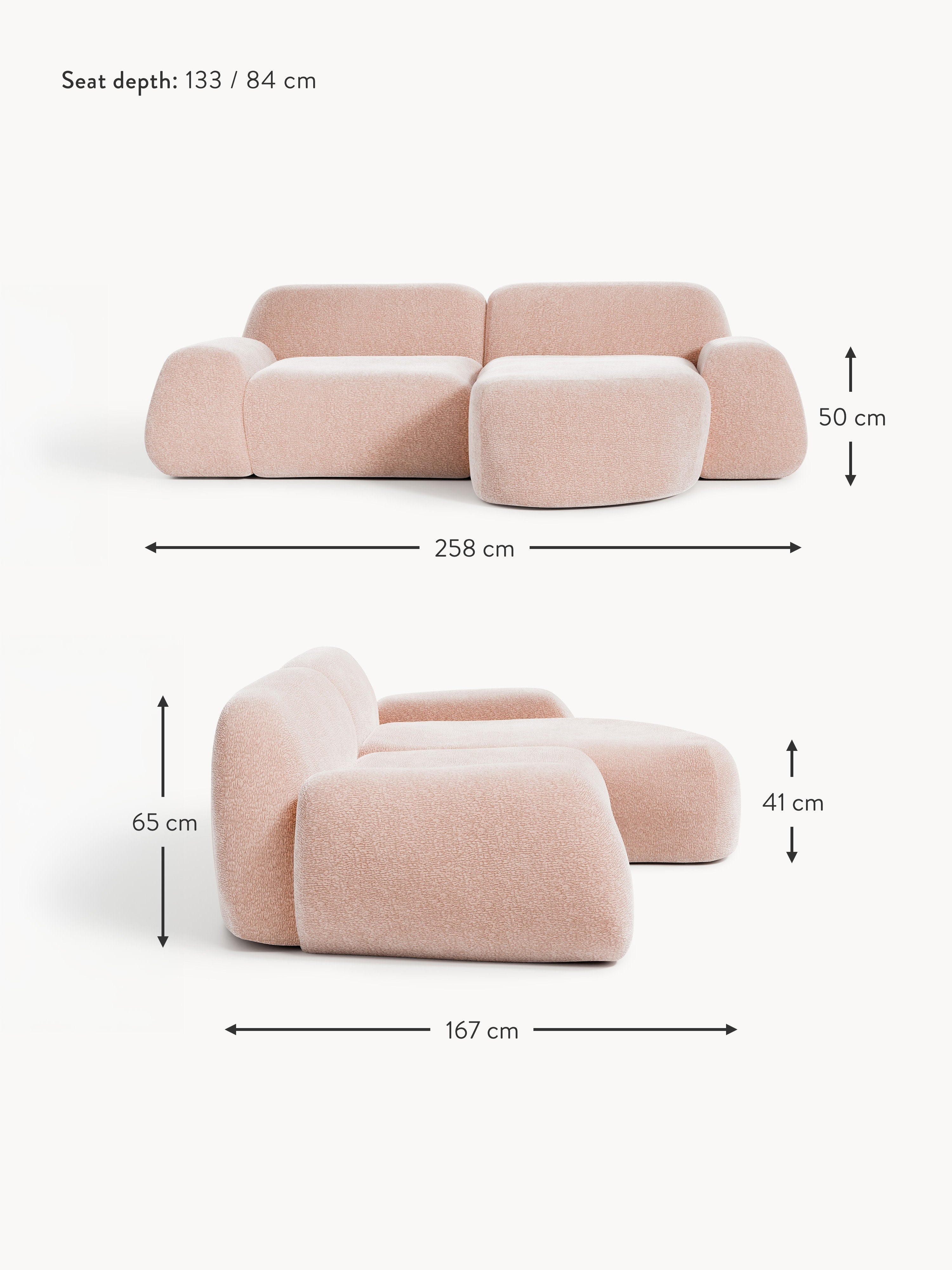Wolke Modular Corner Sofa (3-seater)