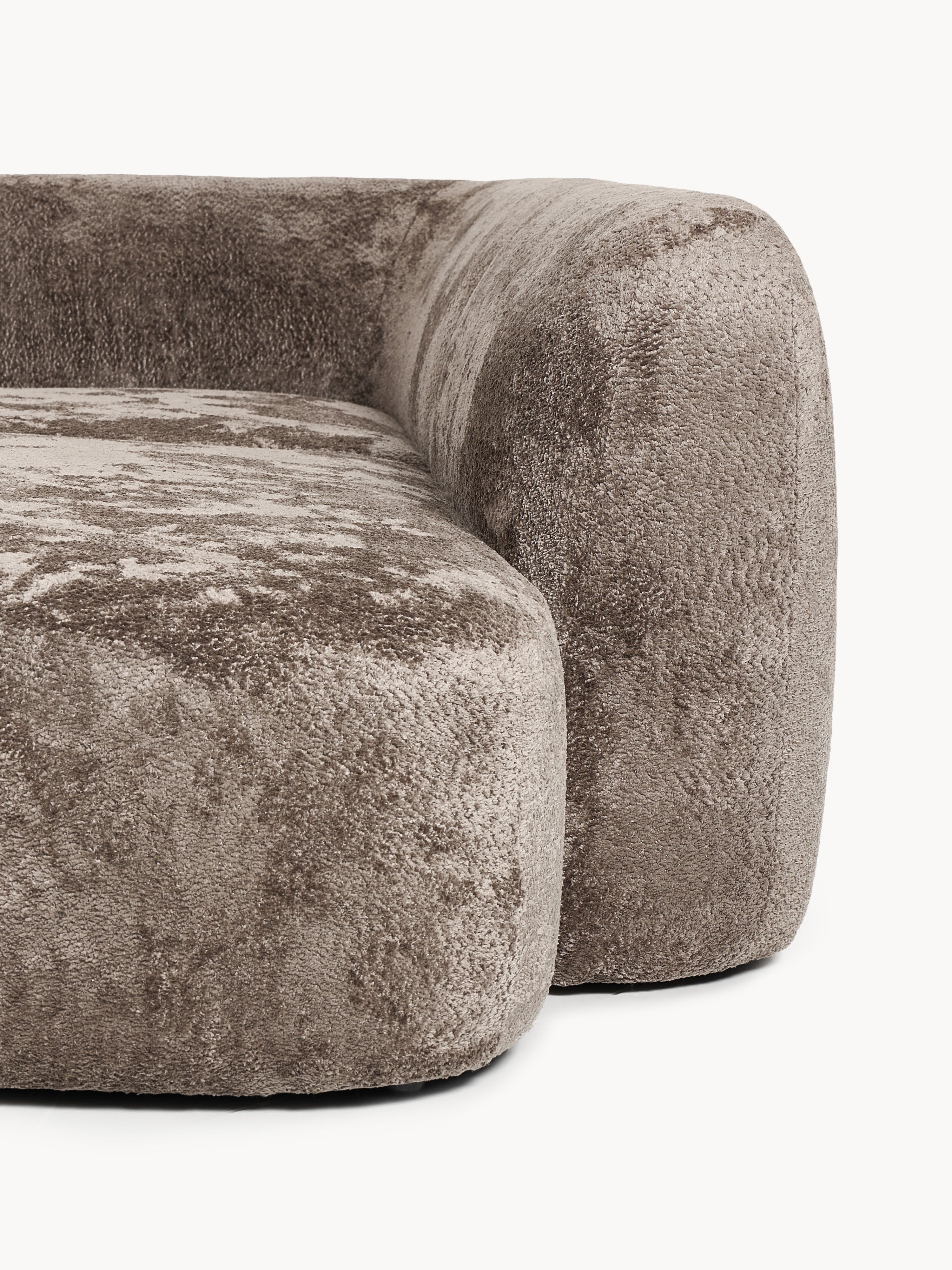 Wolke Modular Teddy Bouclé Corner Sofa (4-seater) with Chaise End