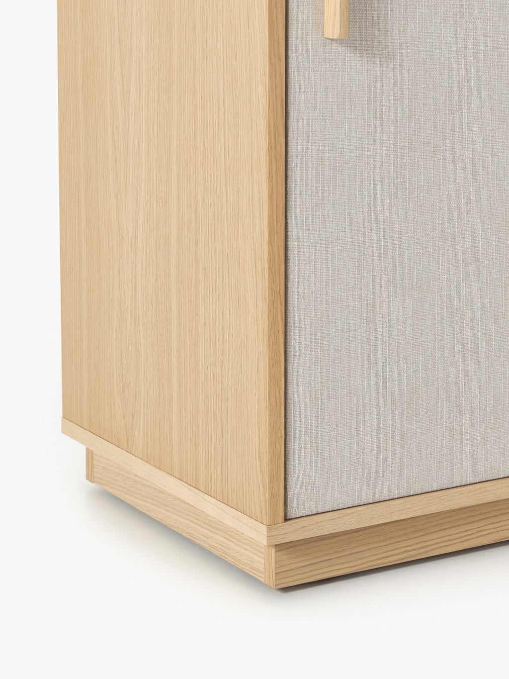 Wisp Wooden Highboard with Upholstered Front