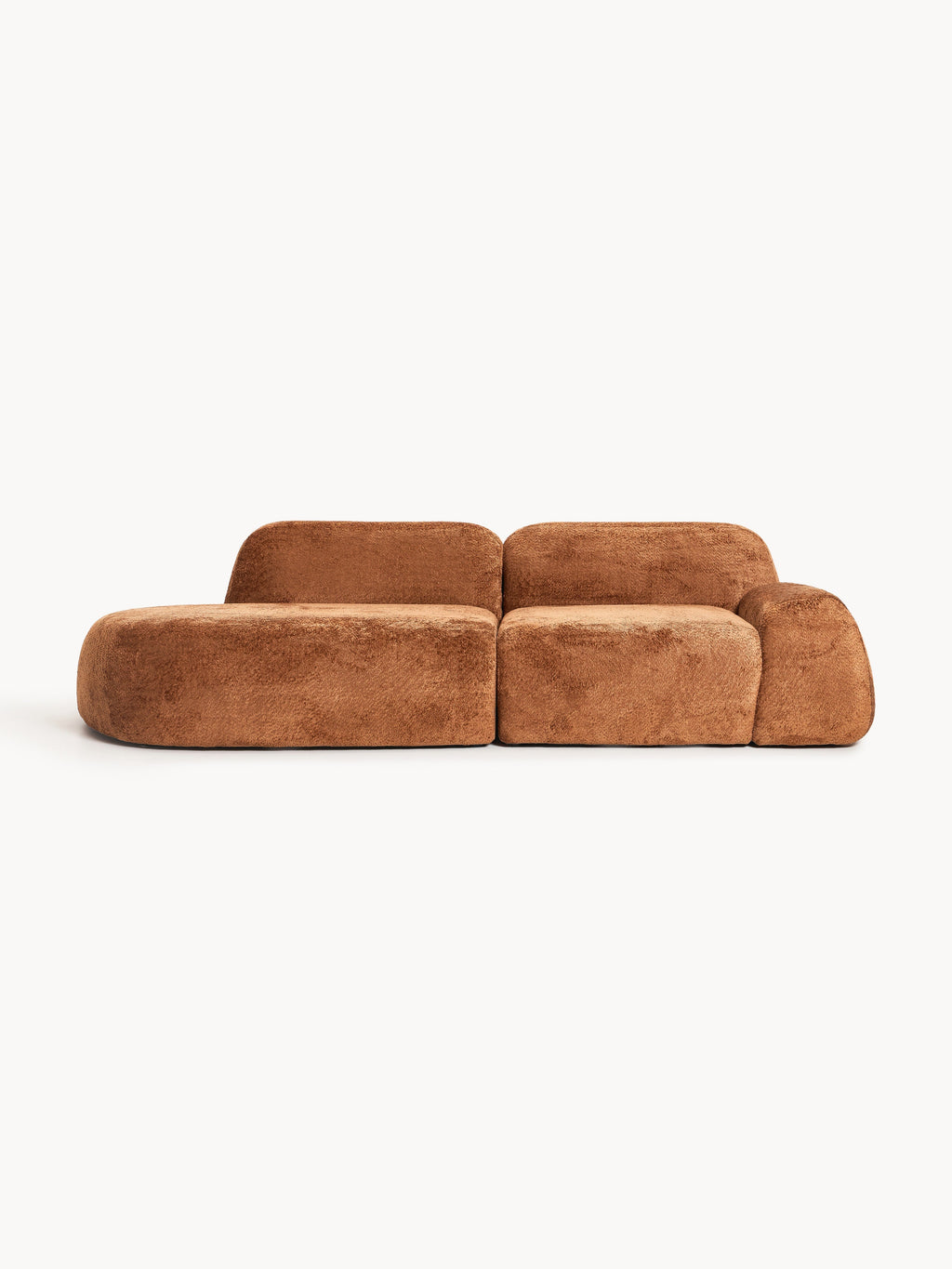 Gallery image 1 - Modular Teddy Bouclé Chaise Wolke (3-seater)