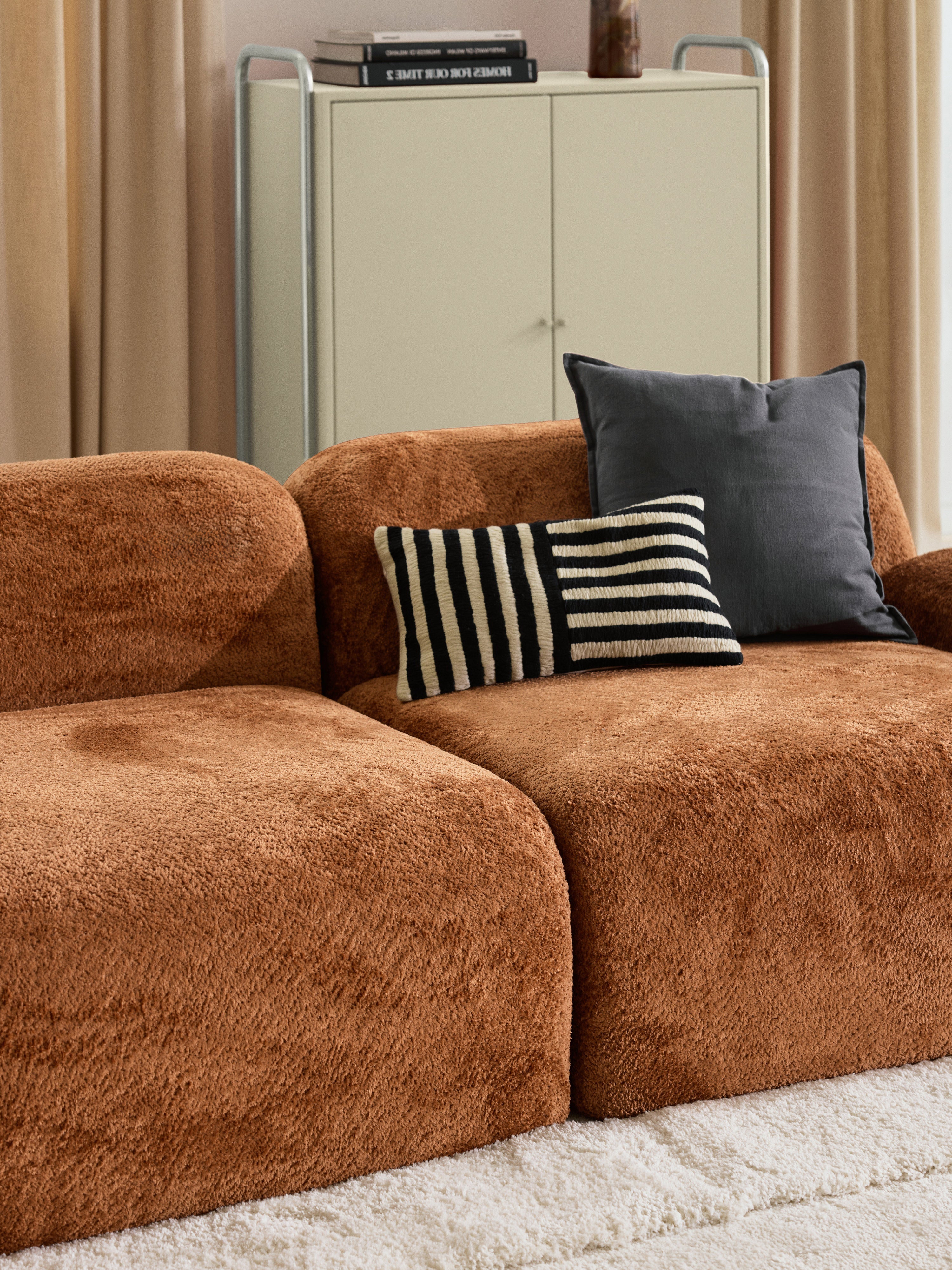 Wolke Modular Teddy Bouclé Chaise (3-seater)