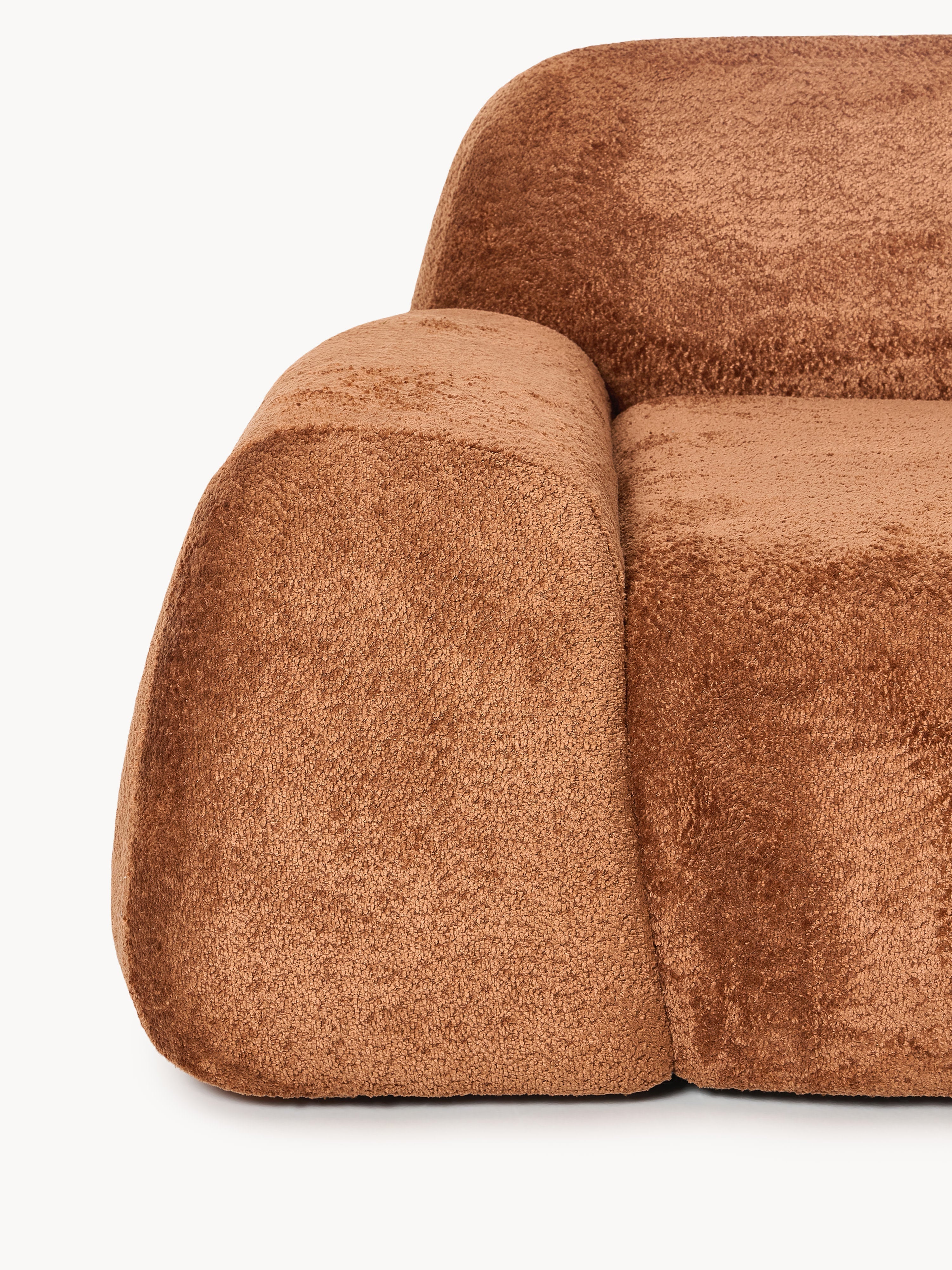 Wolke Modular Teddy Bouclé Chaise (3-seater)