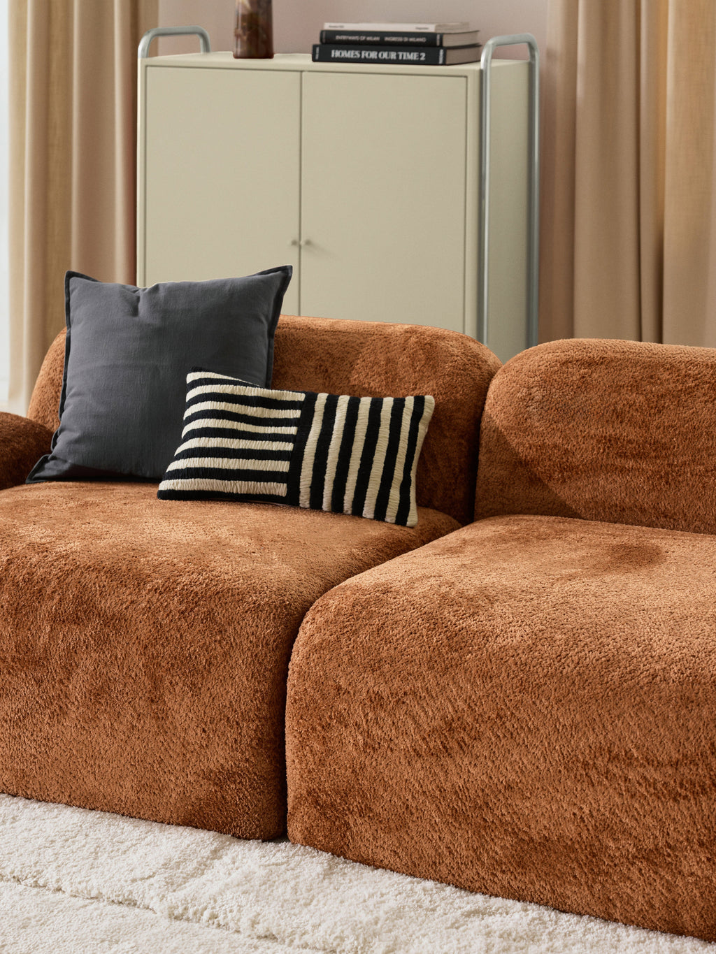 Wolke Modular Teddy Bouclé Chaise (3-seater)
