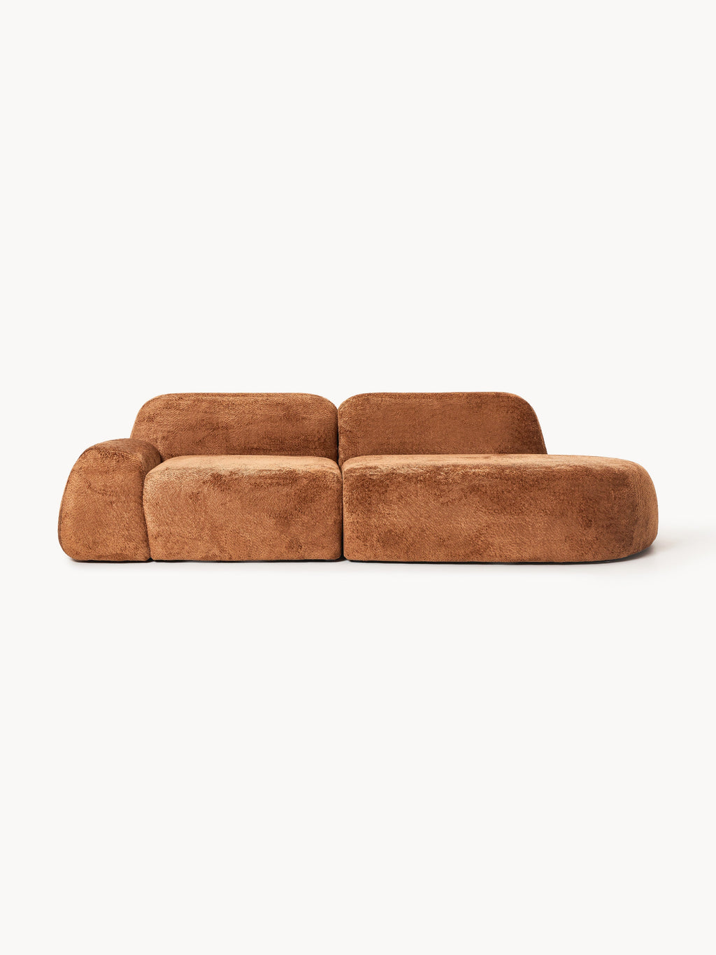 Wolke Modular Teddy Bouclé Chaise (3-seater)