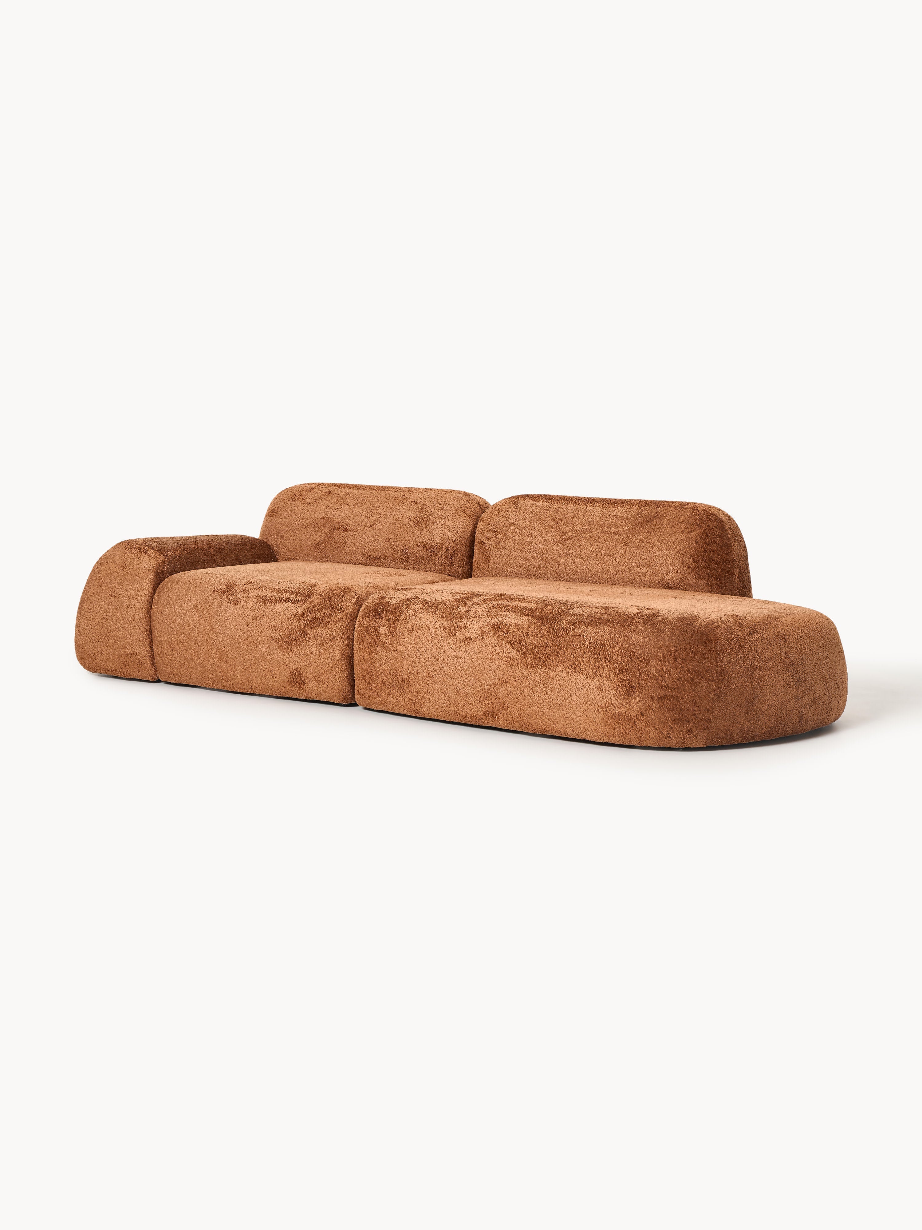Wolke Modular Teddy Bouclé Chaise (3-seater)
