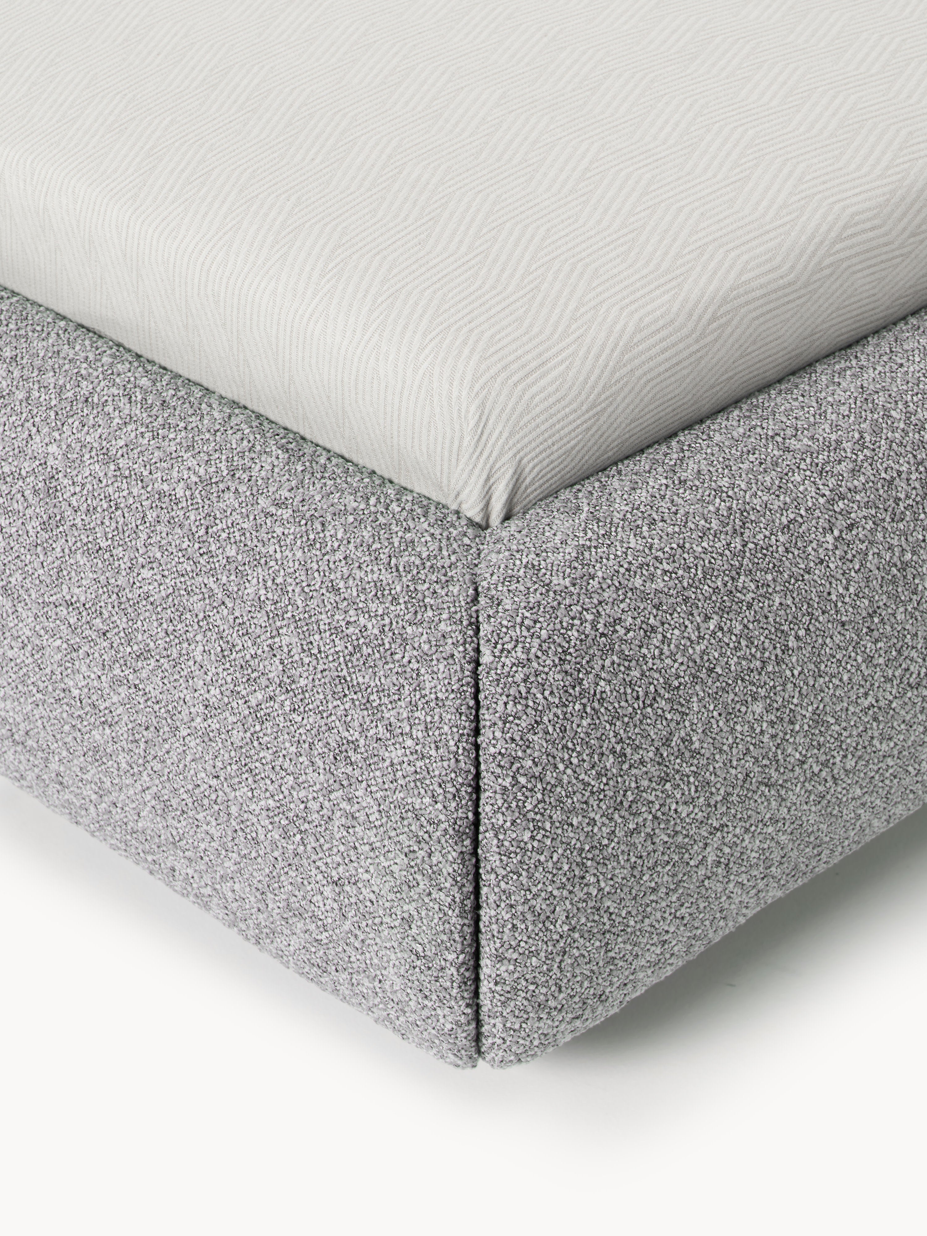 Alba Upholstered Bouclé Bed with Storage