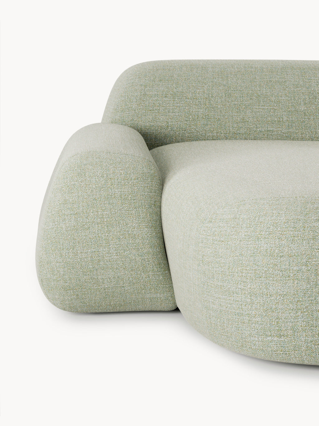 Wolke Bouclé Chaise Corner Module