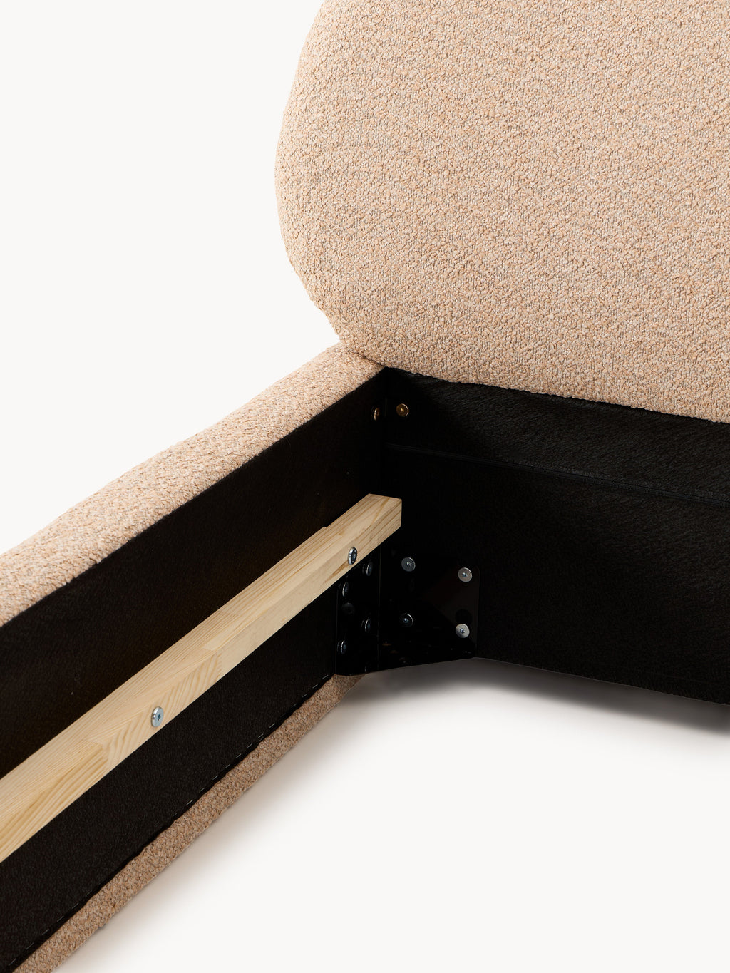 Alba Upholstered Bouclé Bed