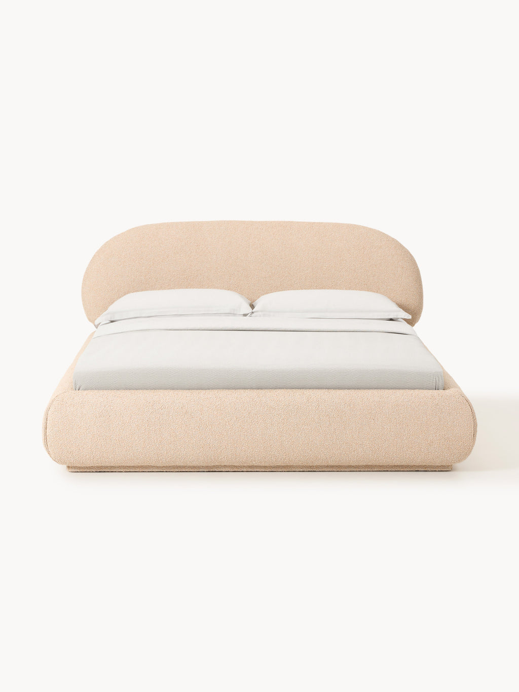 Alba Upholstered Bouclé Bed