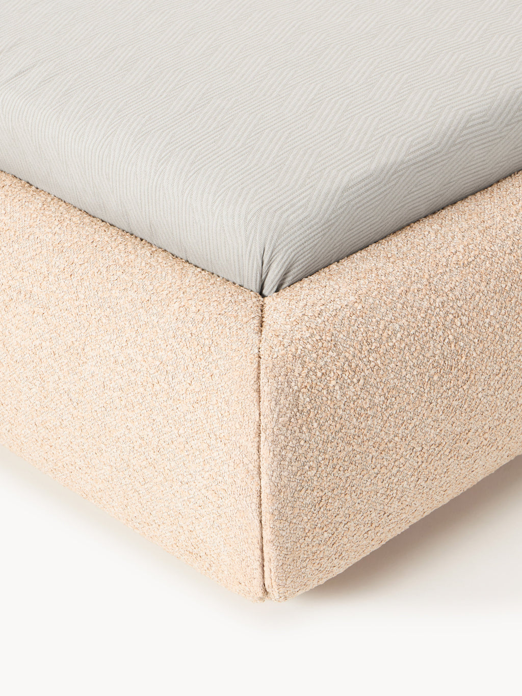Alba Upholstered Bouclé Bed