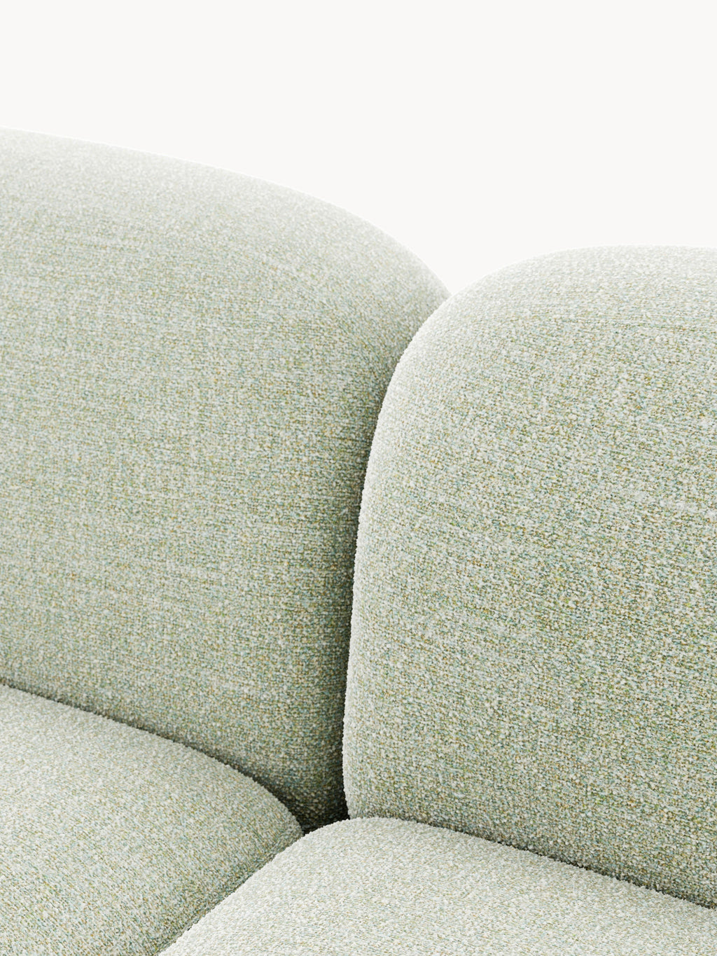 Wolke Modular Bouclé Corner Sofa (4-seater)