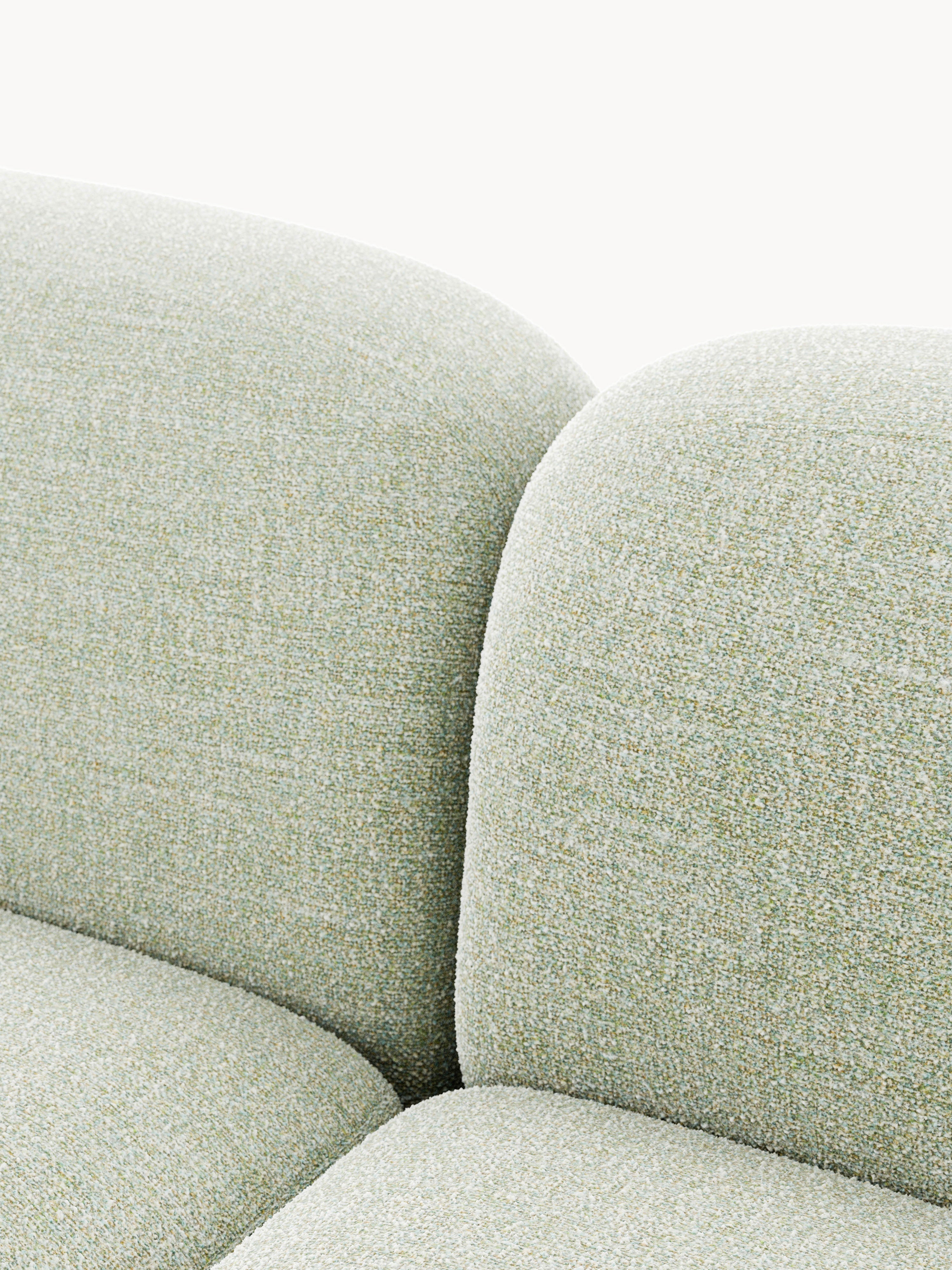 Wolke Modular Bouclé Corner Sofa (4-seater)