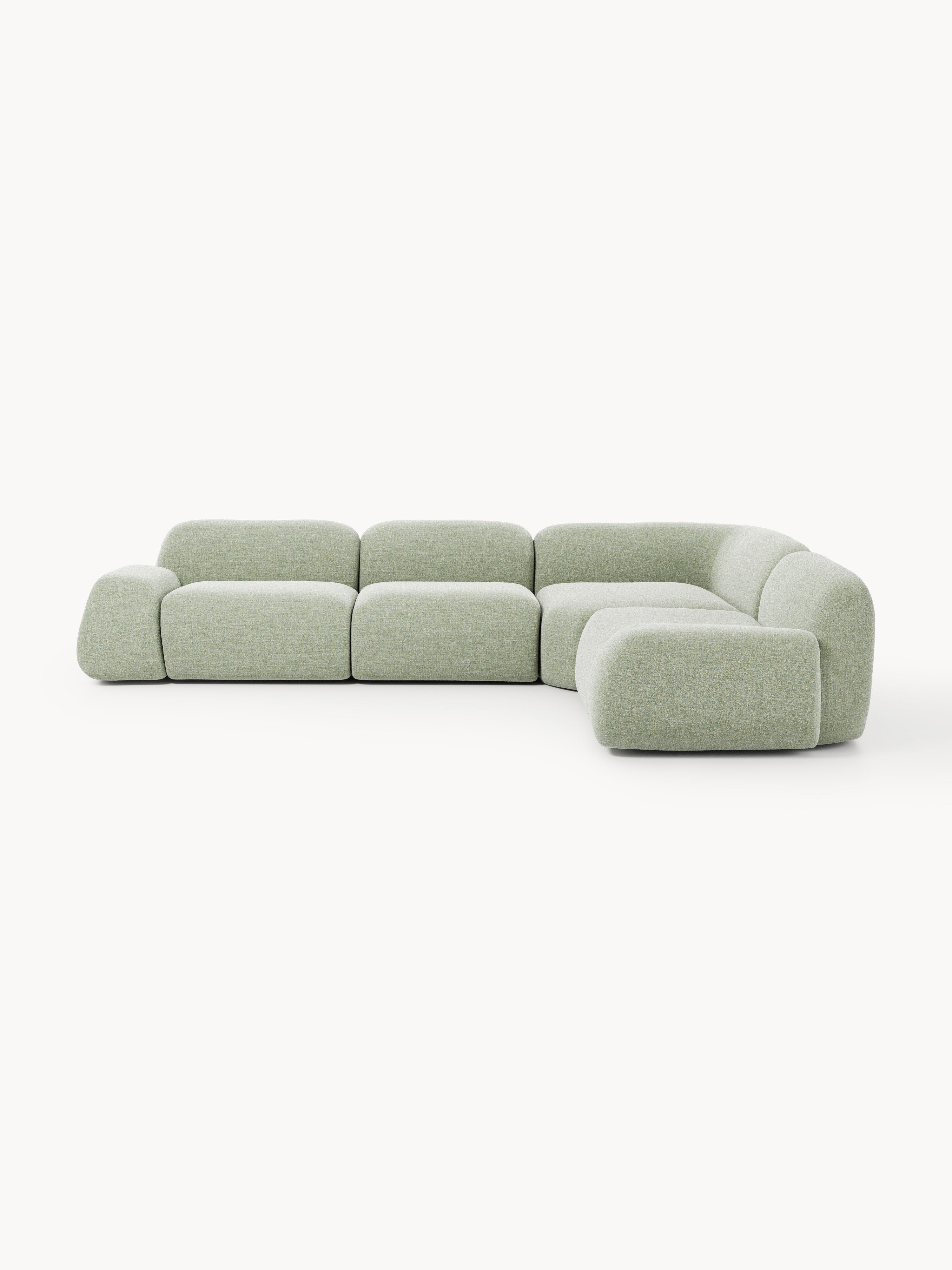 Wolke Modular Bouclé Corner Sofa (4-seater)