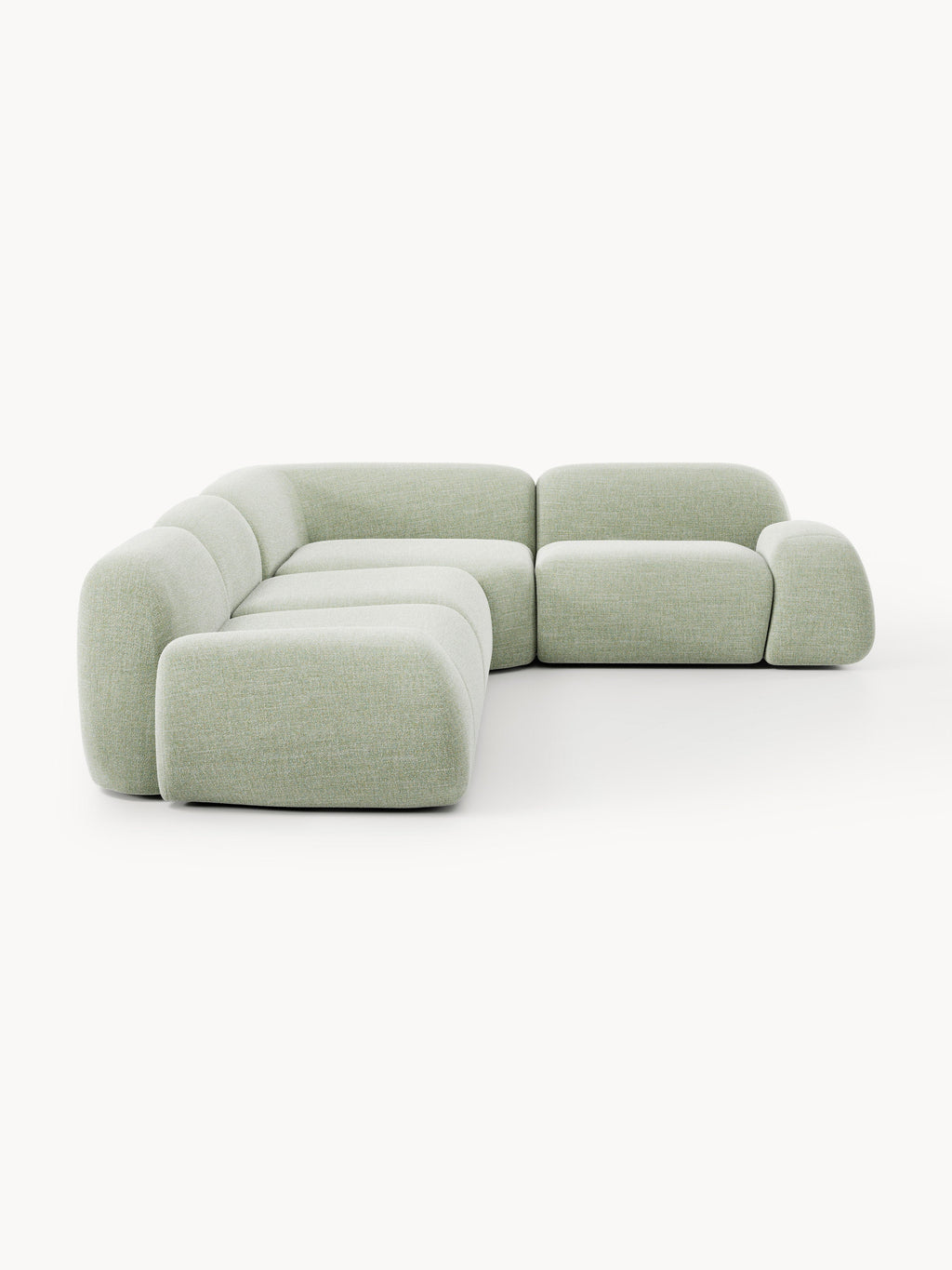 Wolke Modular Bouclé Corner Sofa (4-seater)