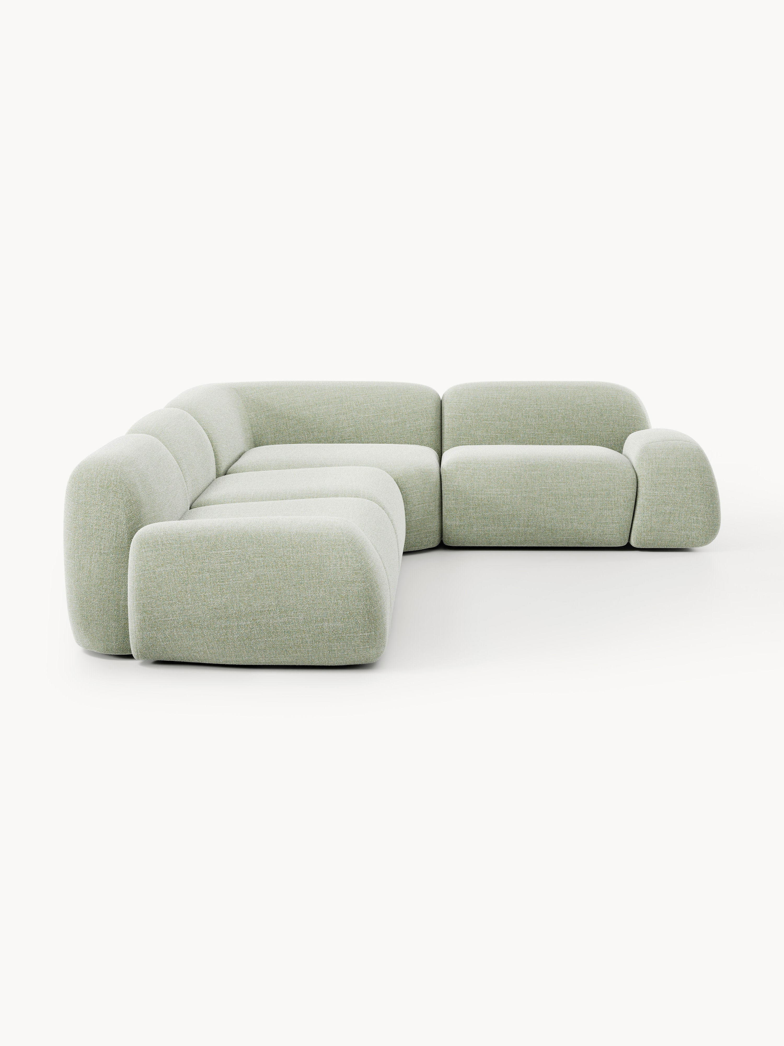 Wolke Modular Bouclé Corner Sofa (4-seater)