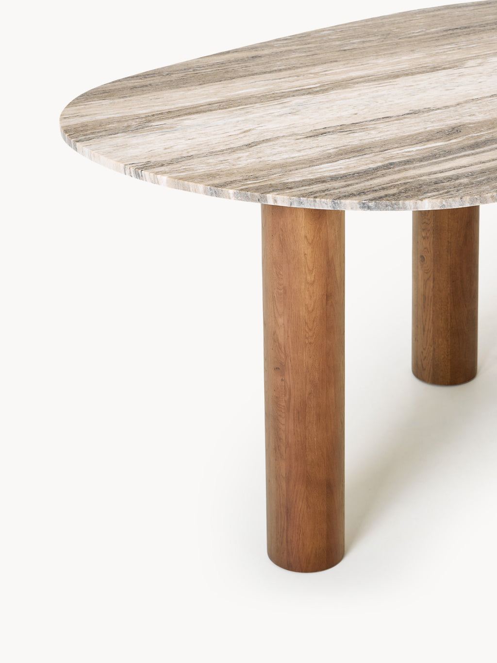 Naruto Organic-Shaped Marble Dining Table, in various sizes