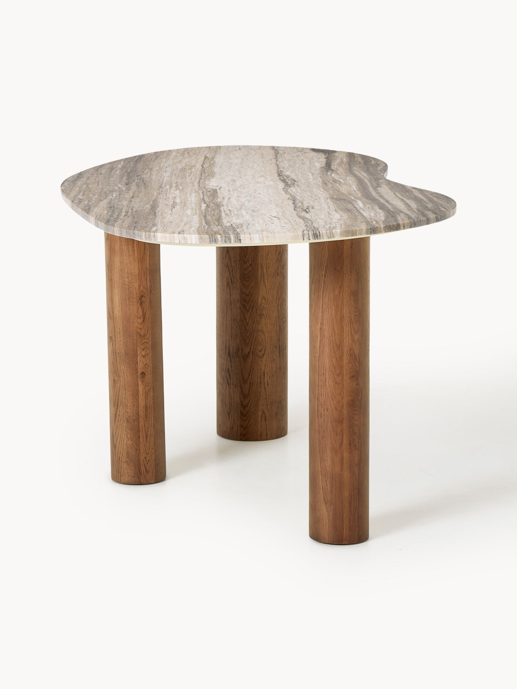 Naruto Organic-Shaped Marble Dining Table, in various sizes