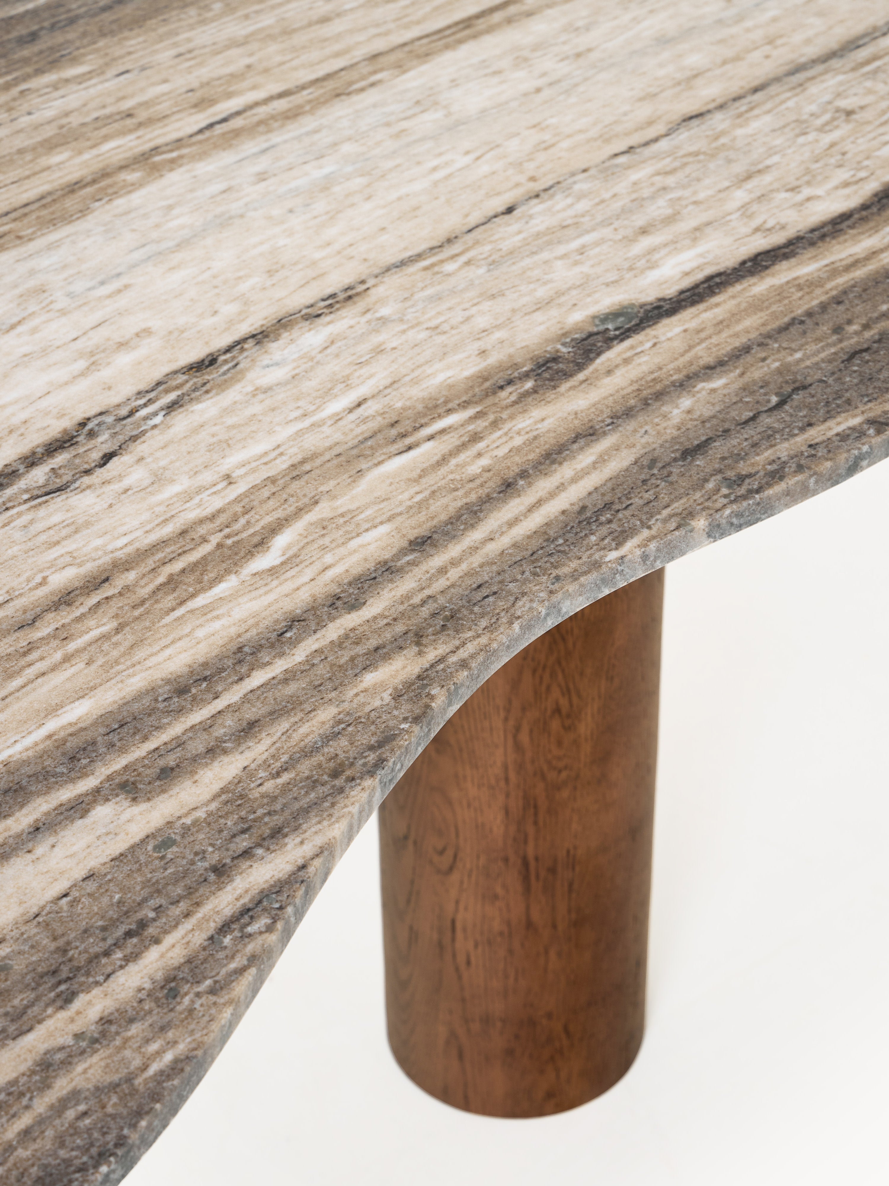 Naruto Organic-Shaped Marble Dining Table, in various sizes